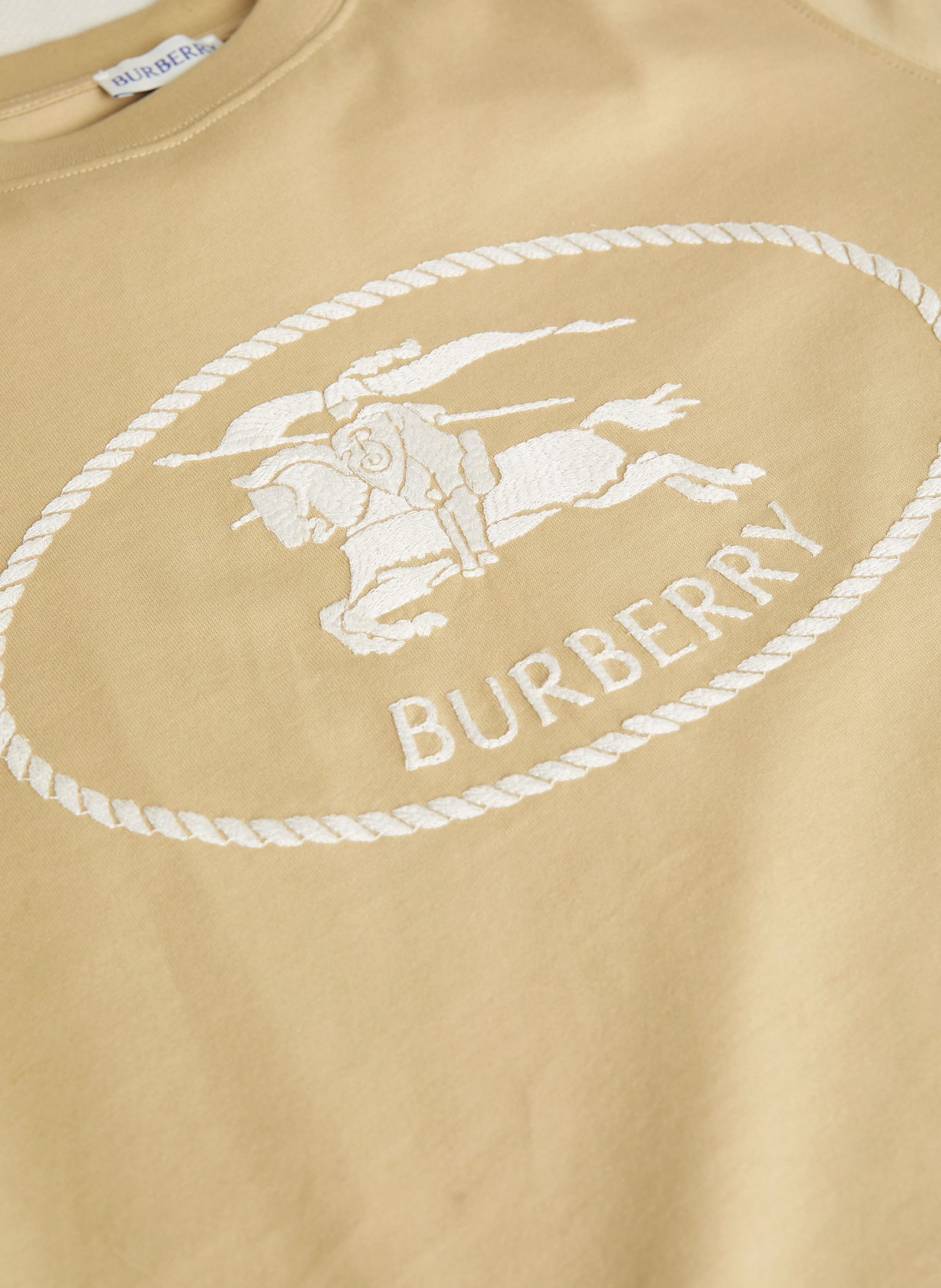 BURBERRY Tričko: BÉŽOVÁ