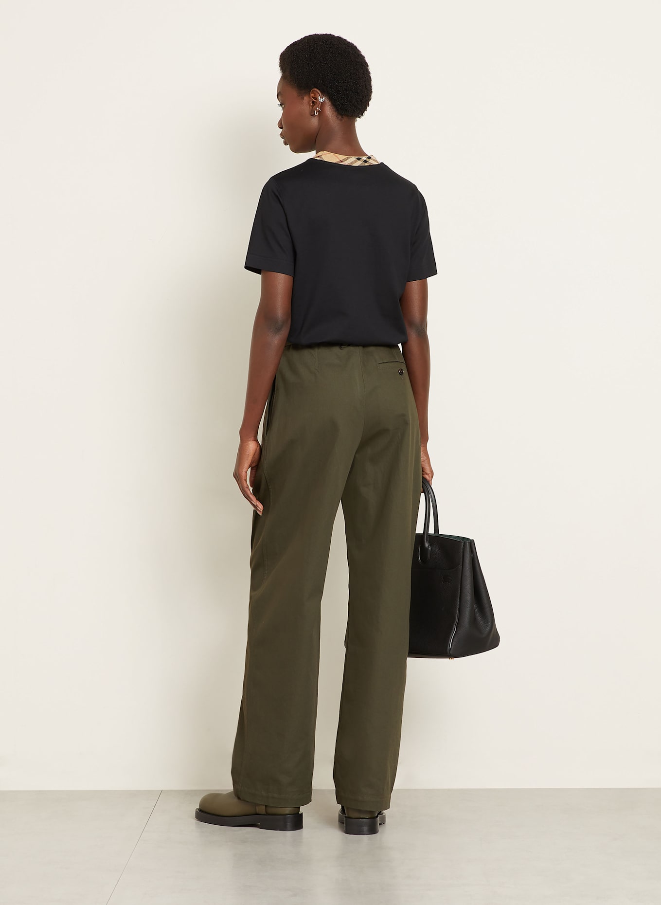 BURBERRY T-shirt: CZARNY