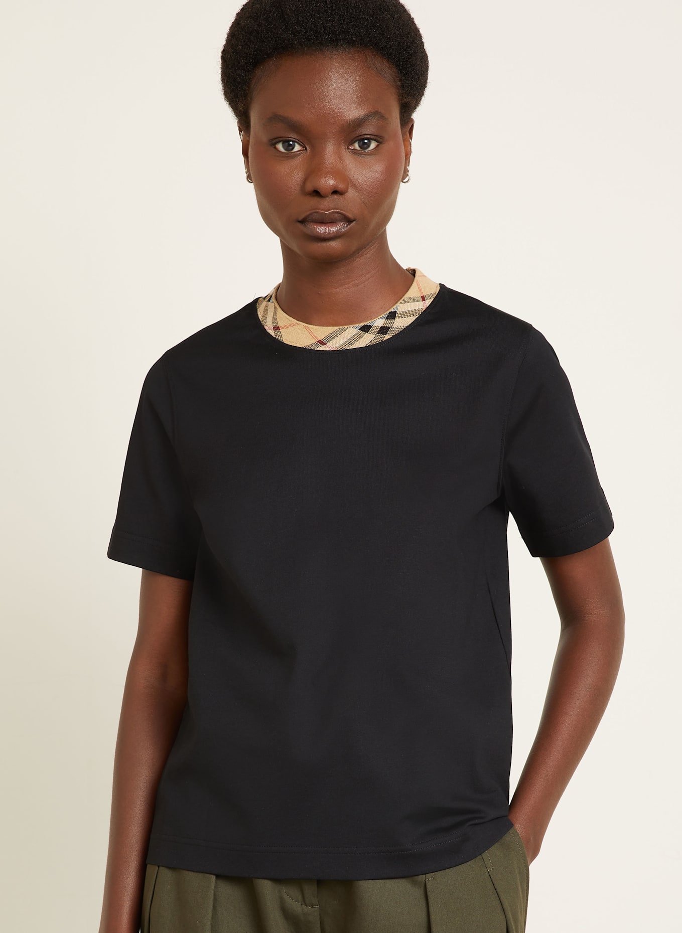 BURBERRY T-shirt: CZARNY