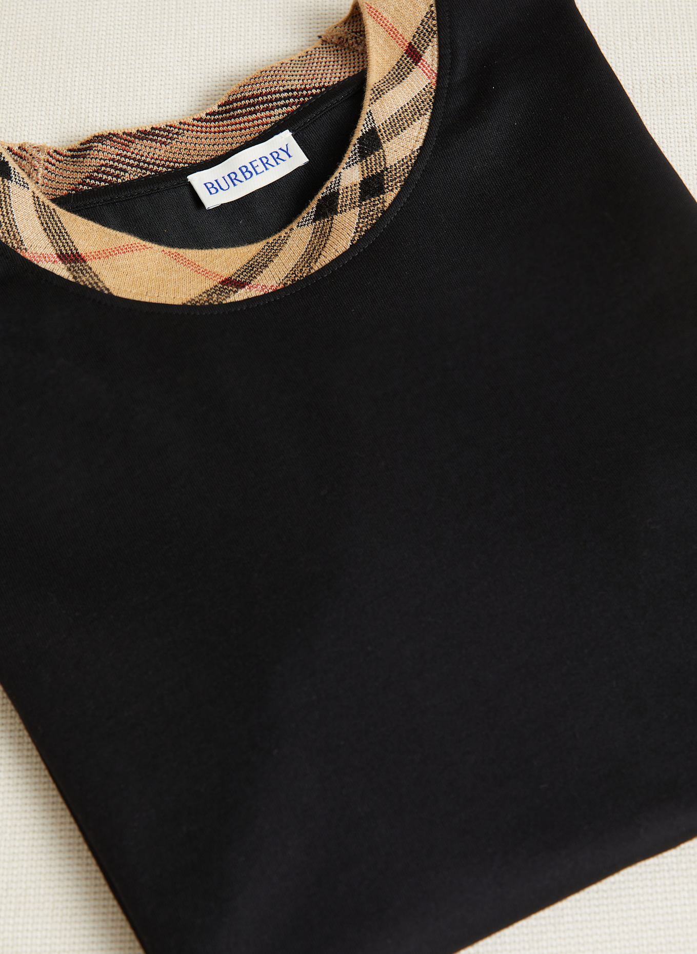 BURBERRY T-shirt: CZARNY