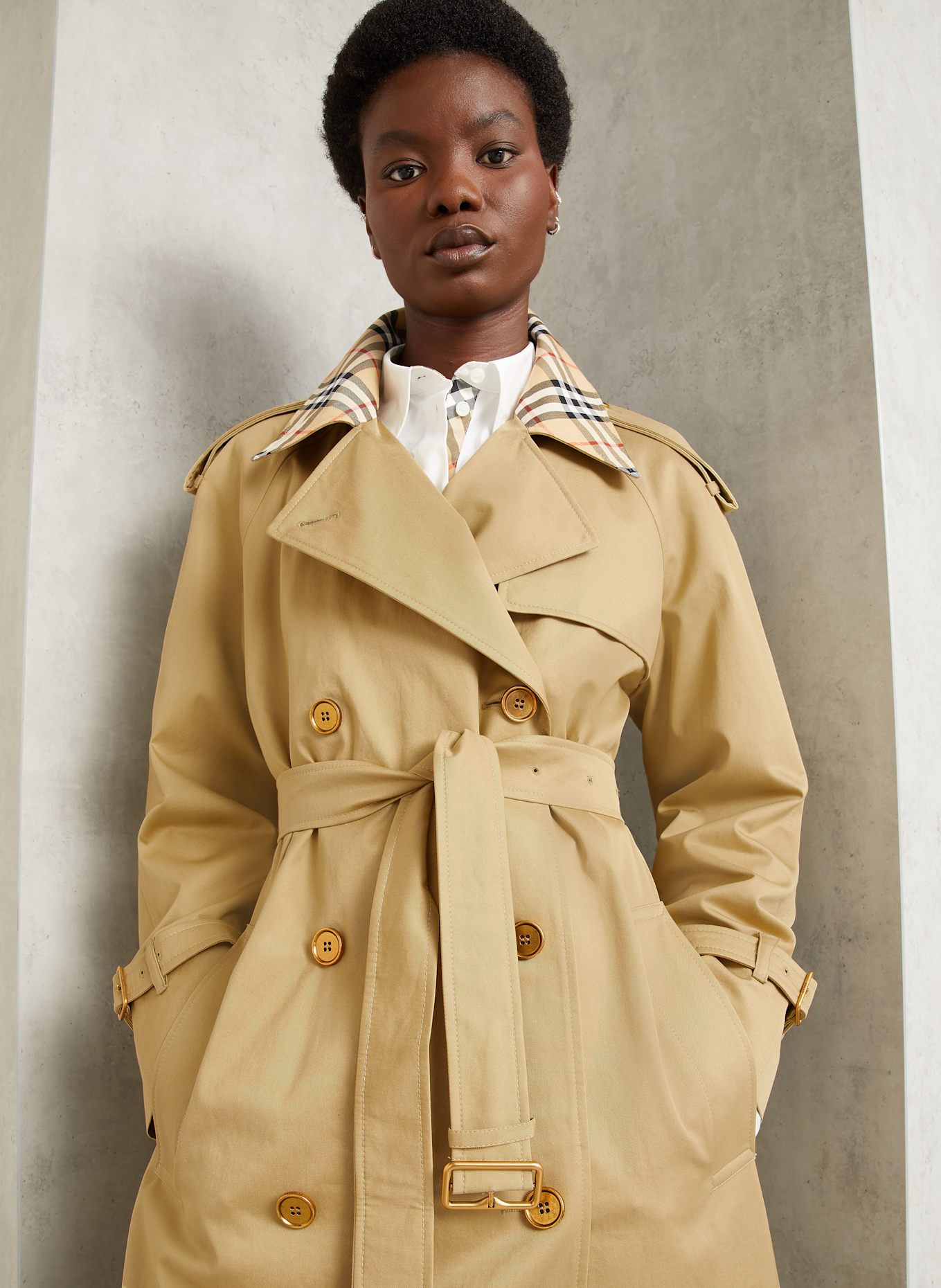 BURBERRY Trenchcoat CASTLEFORD: HELLBRAUN