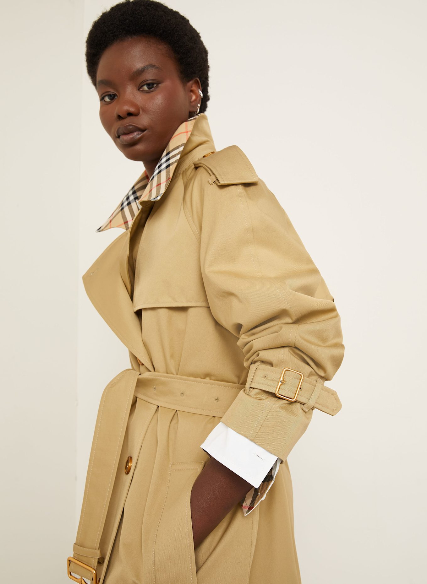 BURBERRY Trenchcoat CASTLEFORD: HELLBRAUN
