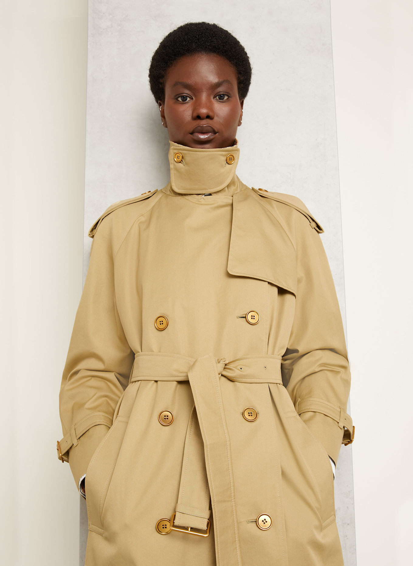 BURBERRY Trenchcoat CASTLEFORD: HELLBRAUN