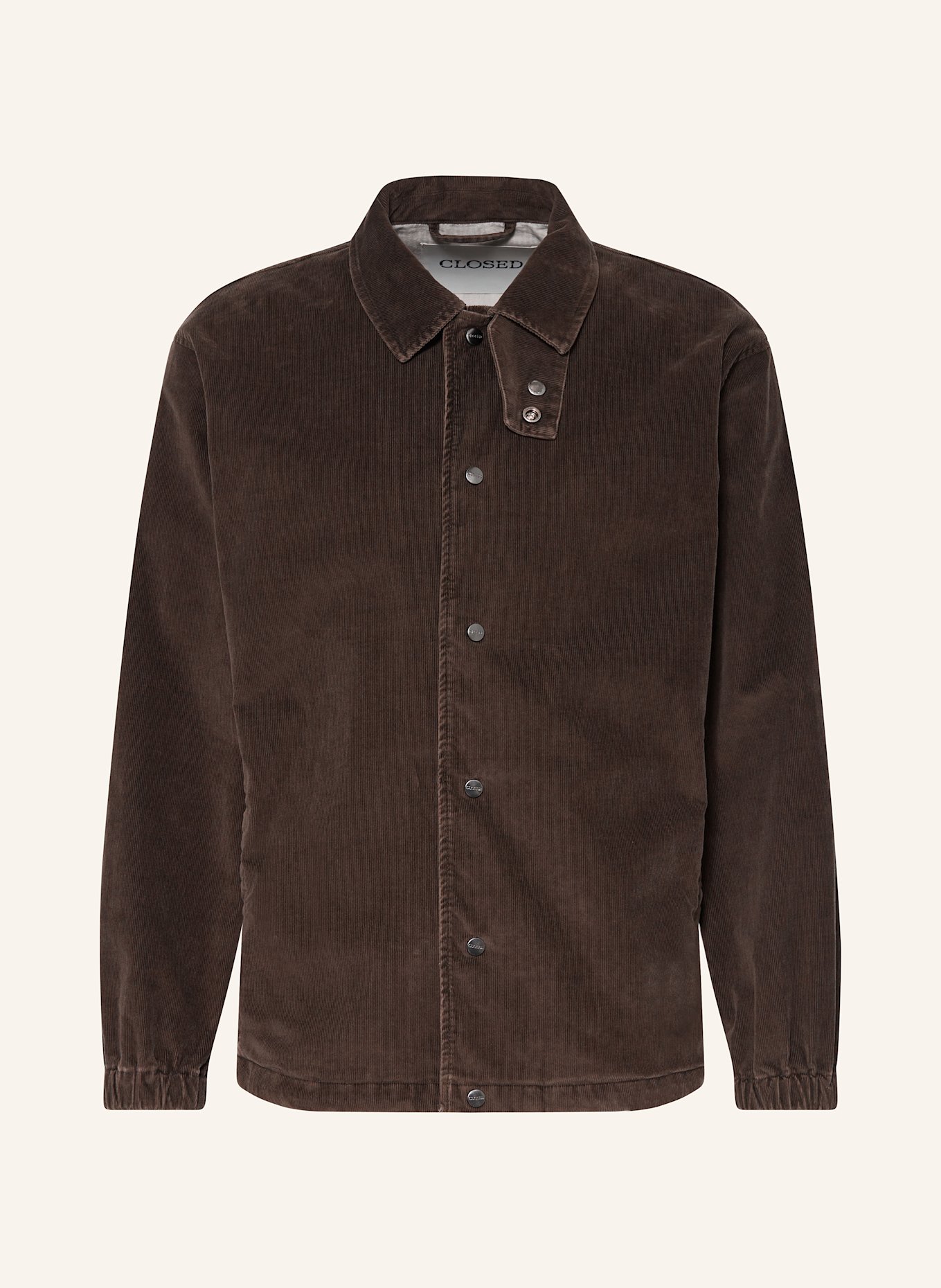 CLOSED Cord-Overjacket COACH: DUNKELBRAUN