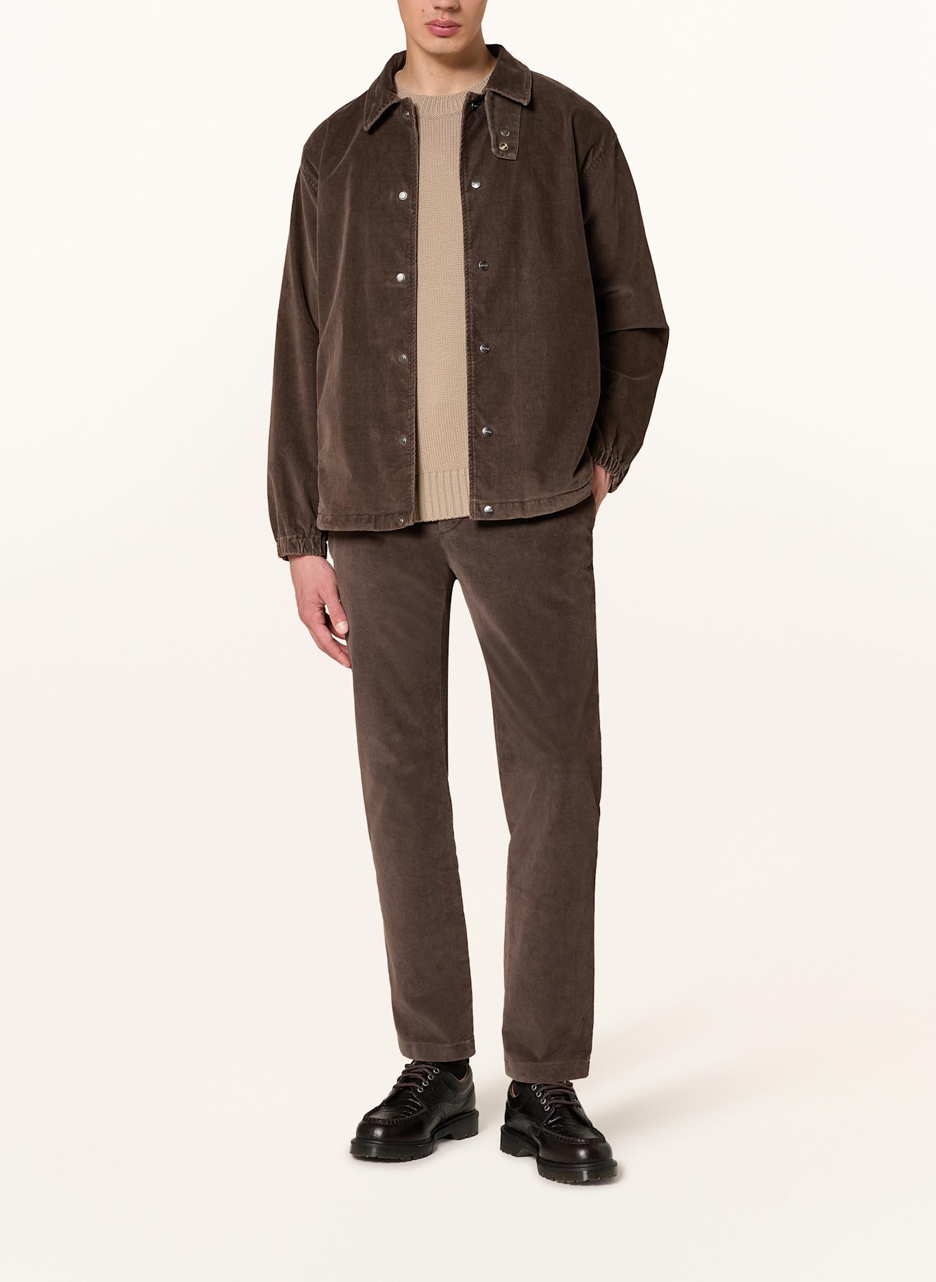 CLOSED Cord-Overjacket COACH: DUNKELBRAUN