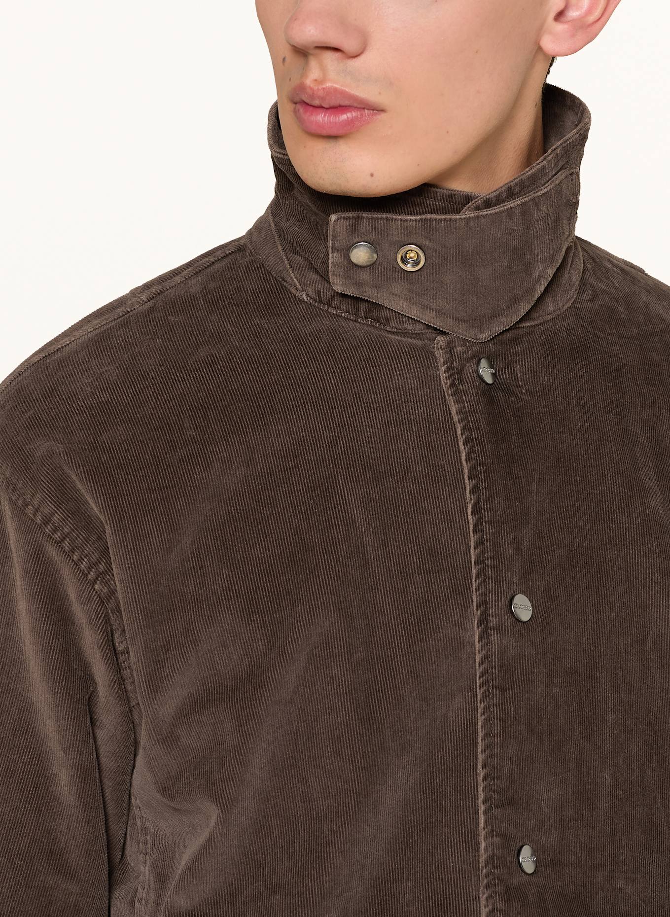 CLOSED Cord-Overjacket COACH: DUNKELBRAUN