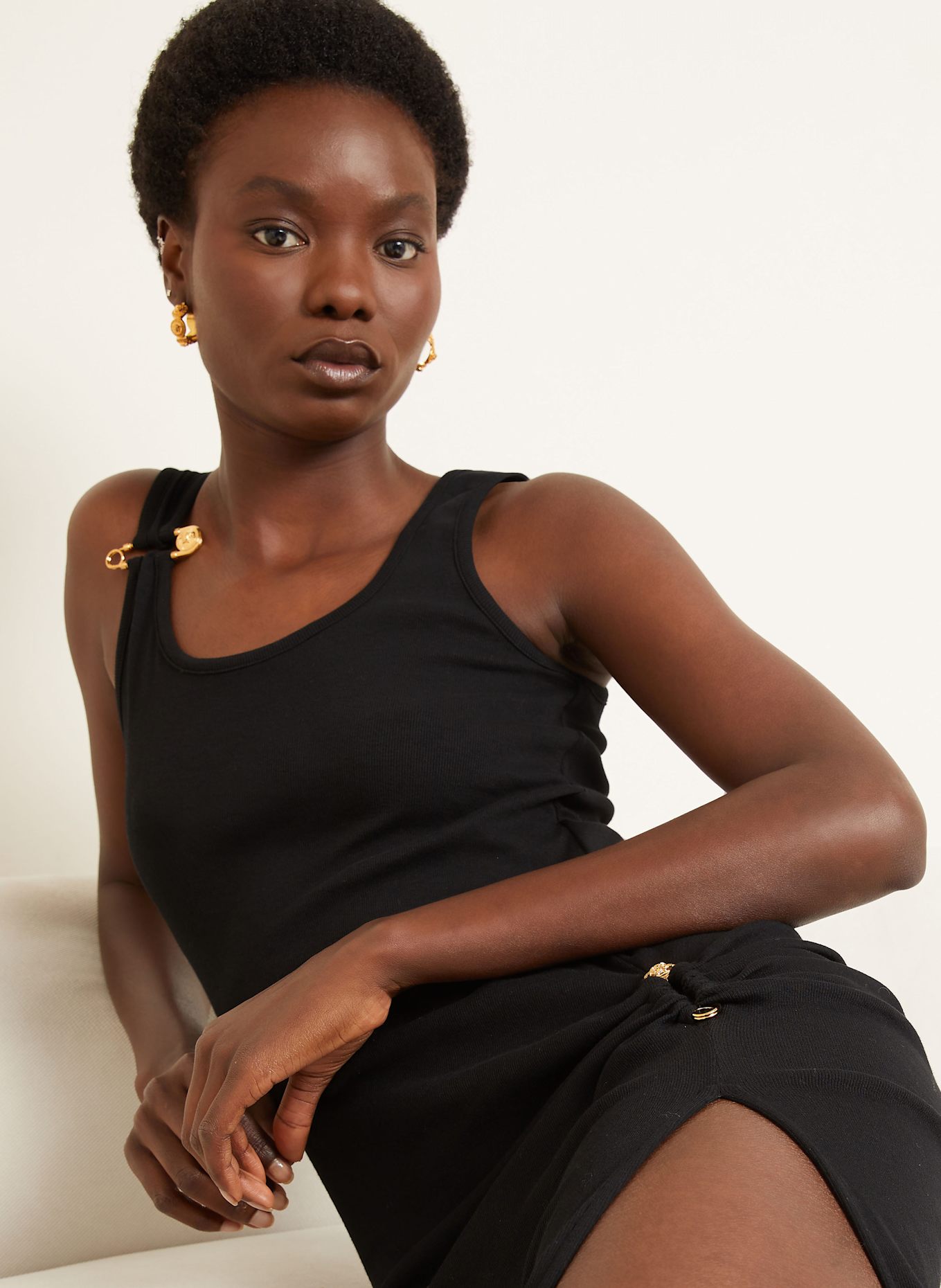 VERSACE Abendkleid: SCHWARZ