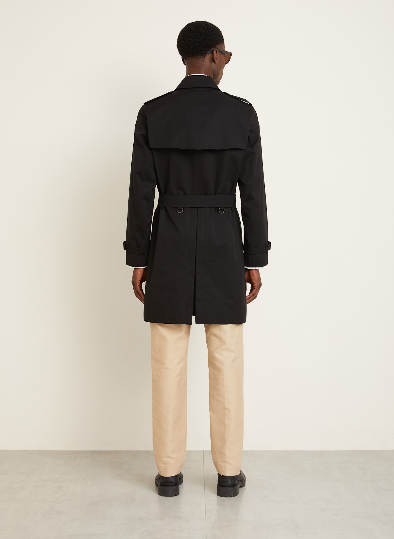 BURBERRY Trencz KENSINGTON: CZARNY