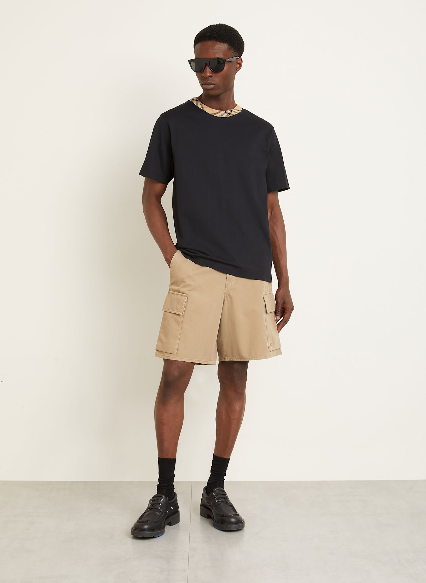 BURBERRY T-shirt: CZARNY