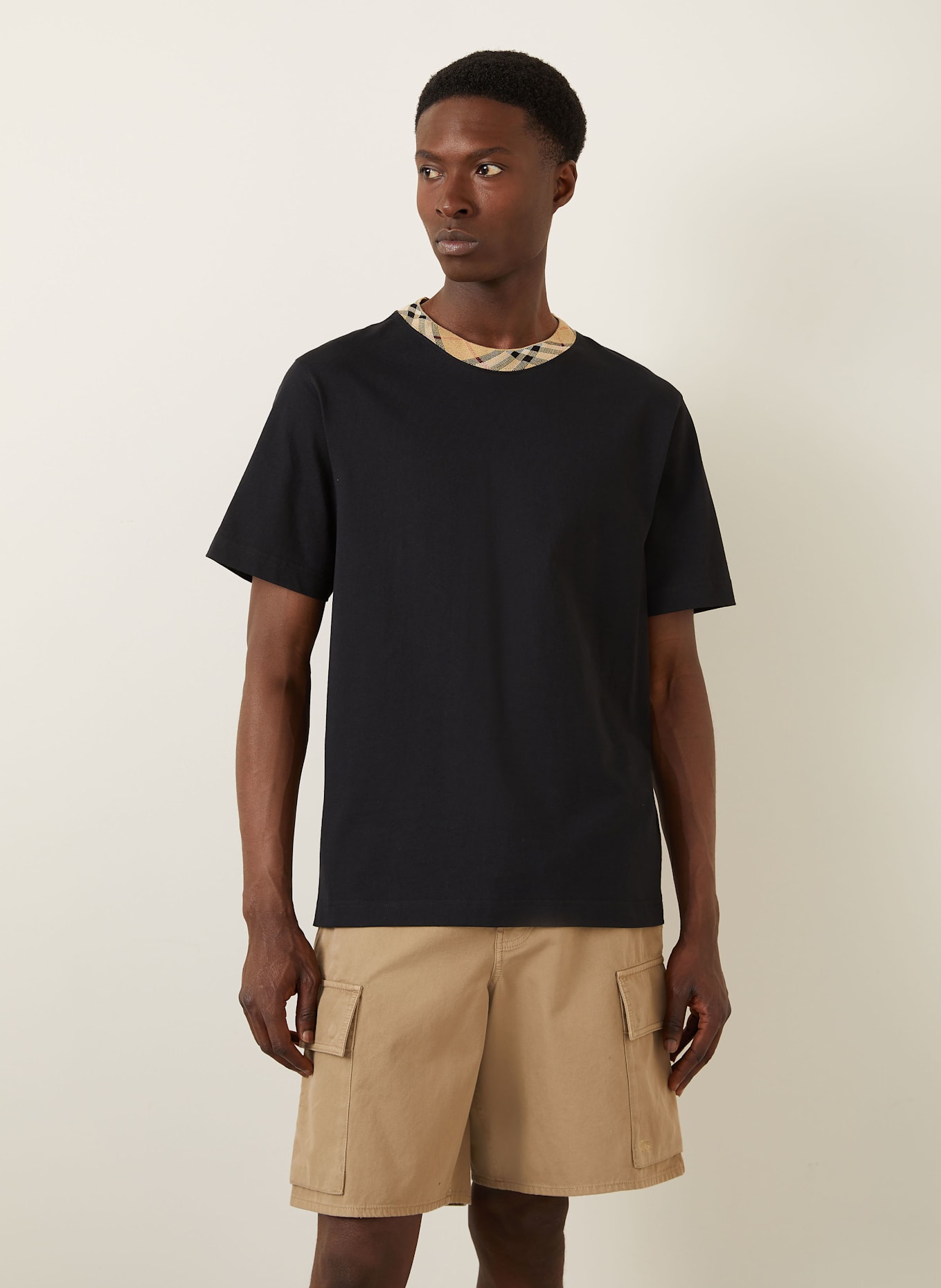 BURBERRY T-shirt: CZARNY