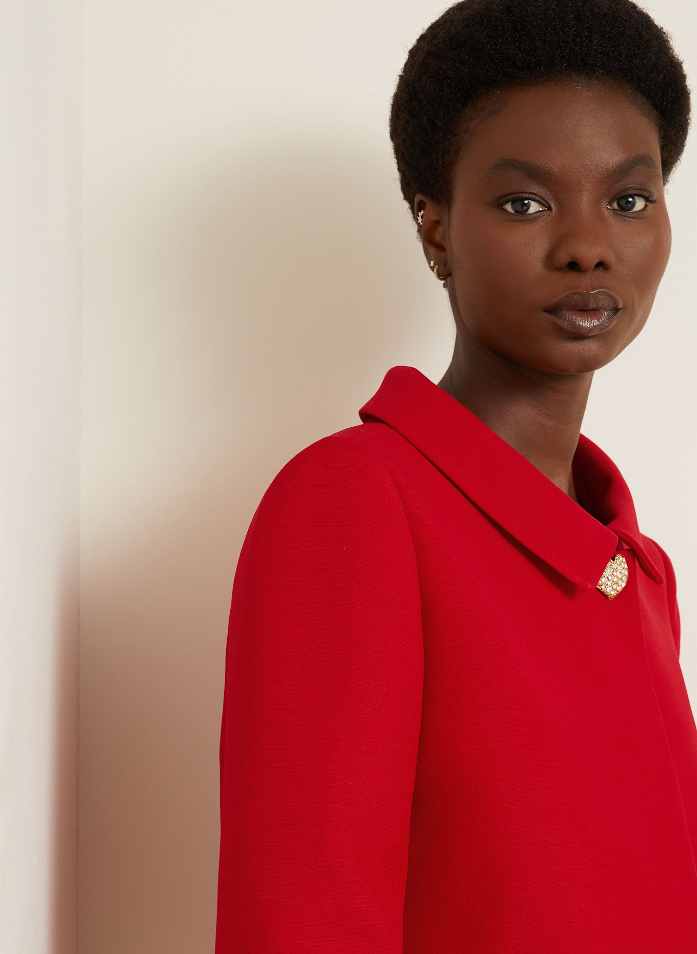 VALENTINO Blazer mit Seide: ROT