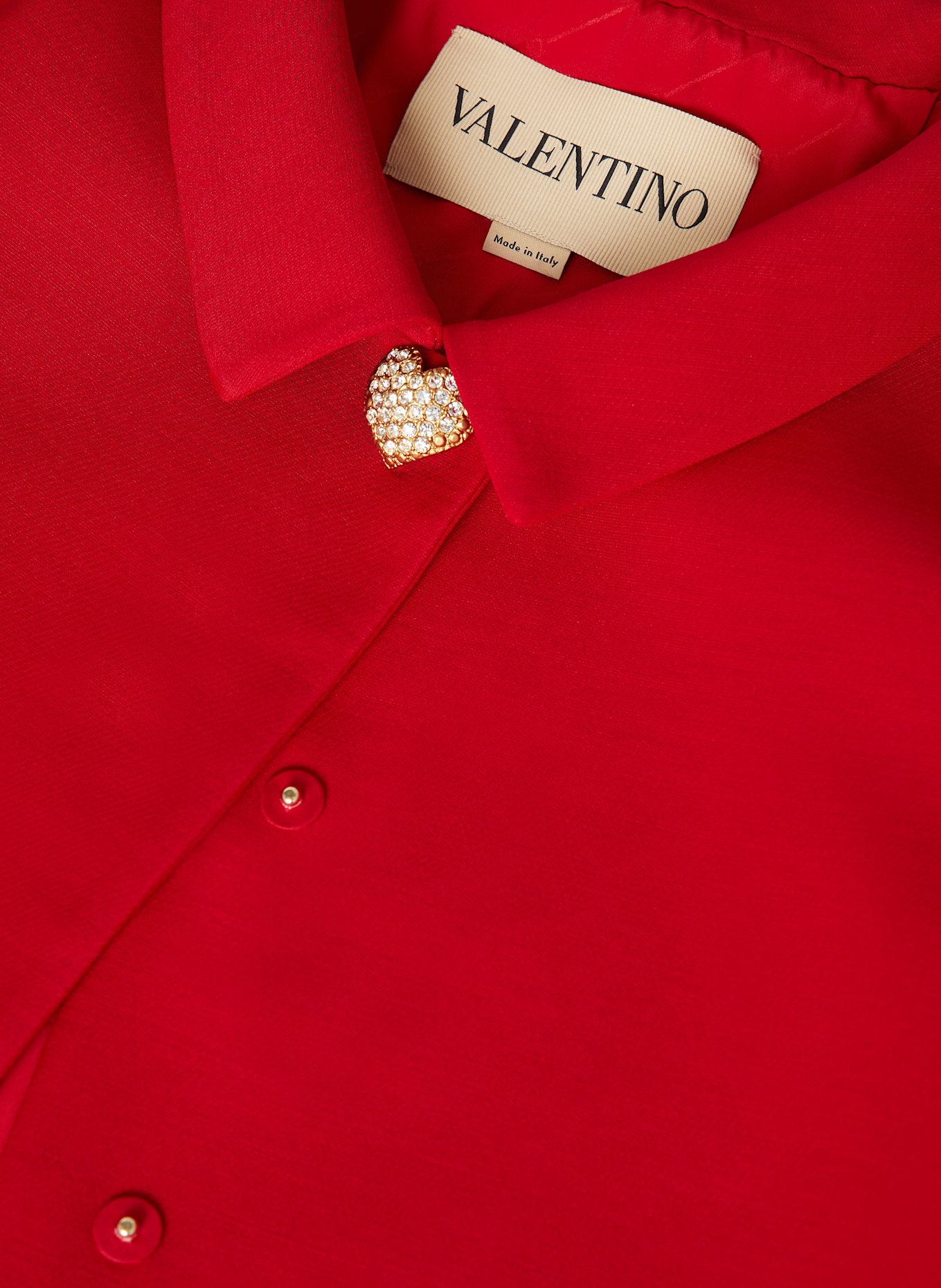 VALENTINO Blazer mit Seide: ROT