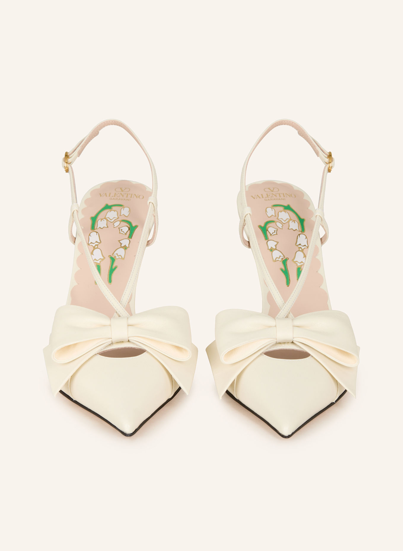 VALENTINO GARAVANI Slingpumps BOWOW: ECRU