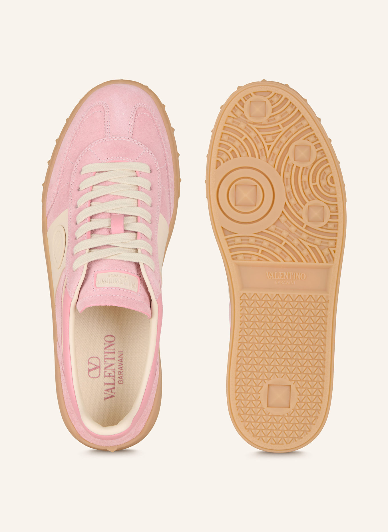 VALENTINO GARAVANI Sneaker UPVILLAGE: ROSA/ ECRU