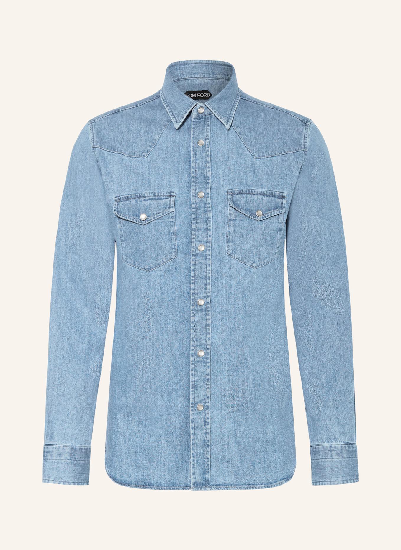 TOM FORD Jeanshemd Slim Fit: HELLBLAU