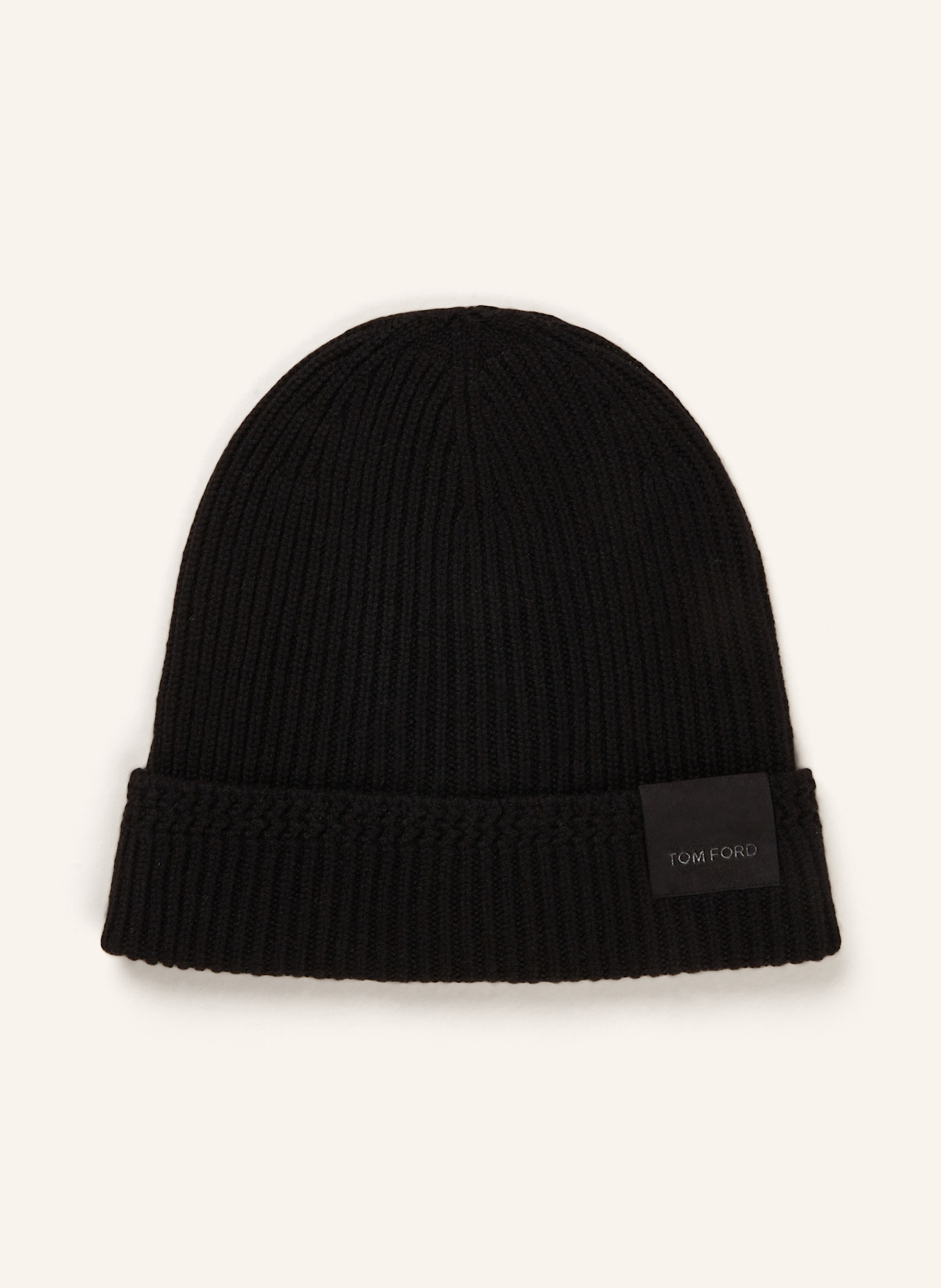 TOM FORD Cashmere-Mütze: SCHWARZ