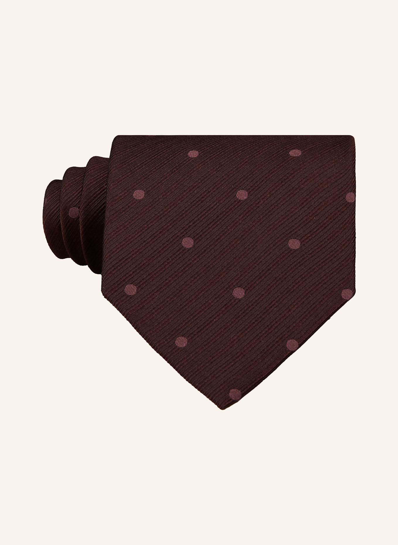 TOM FORD Tie: DARK RED / LIGHT RED