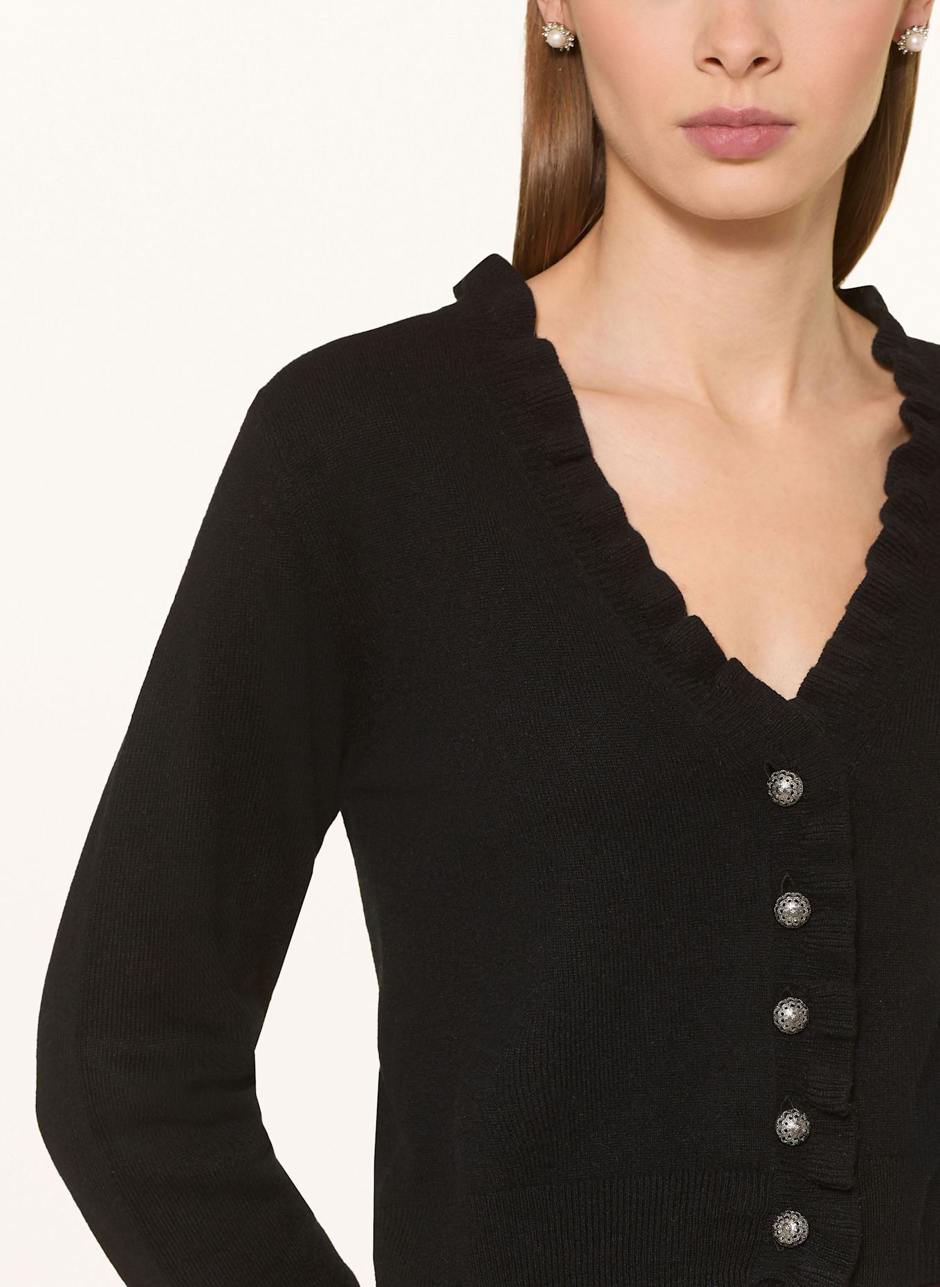 Johann & Johanna Strickjanker mit Cashmere: SCHWARZ