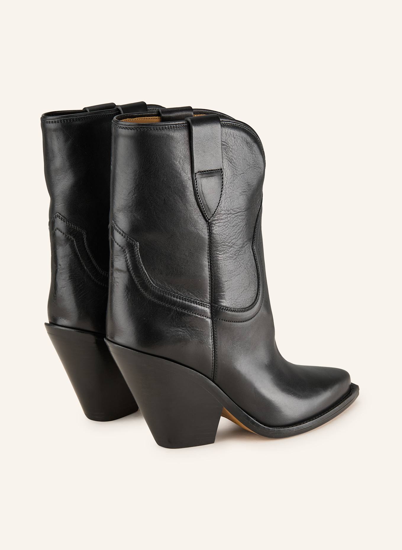 ISABEL MARANT Cowboy Boots LEYANE: SCHWARZ