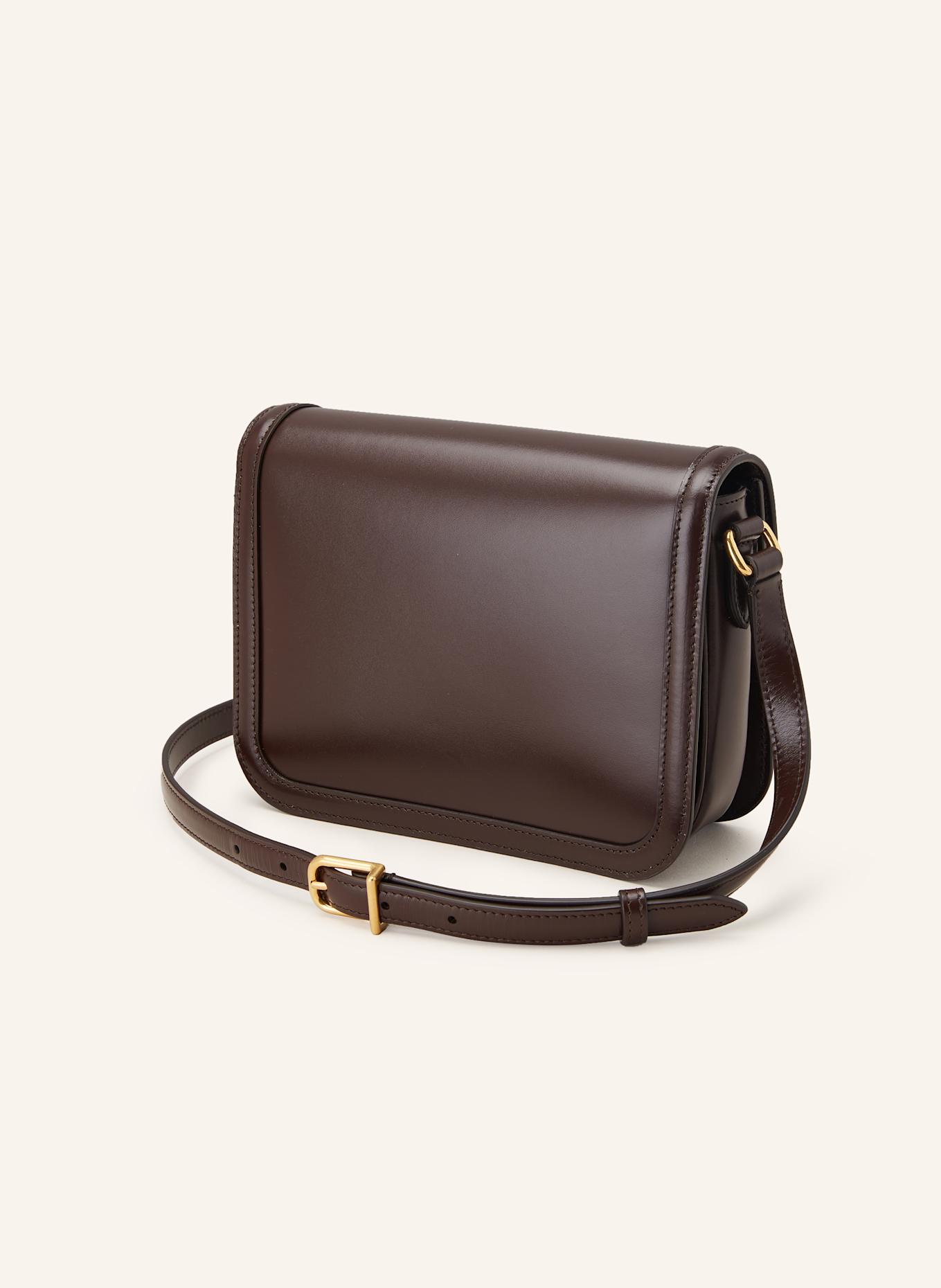 VALENTINO GARAVANI Torba na ramię 9TO5 SMALL: CIEMNOBRĄZOWY