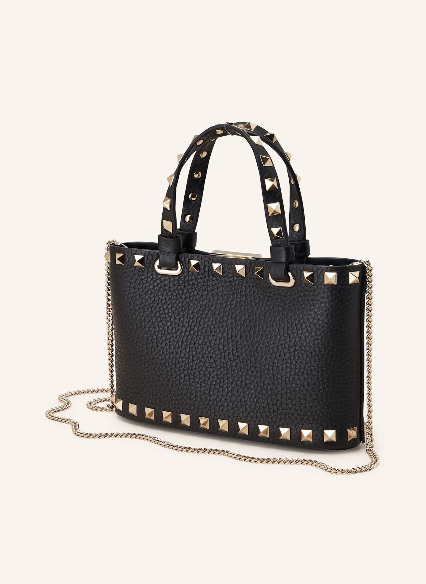 VALENTINO GARAVANI Handtasche ROCKSTUD MINI: SCHWARZ
