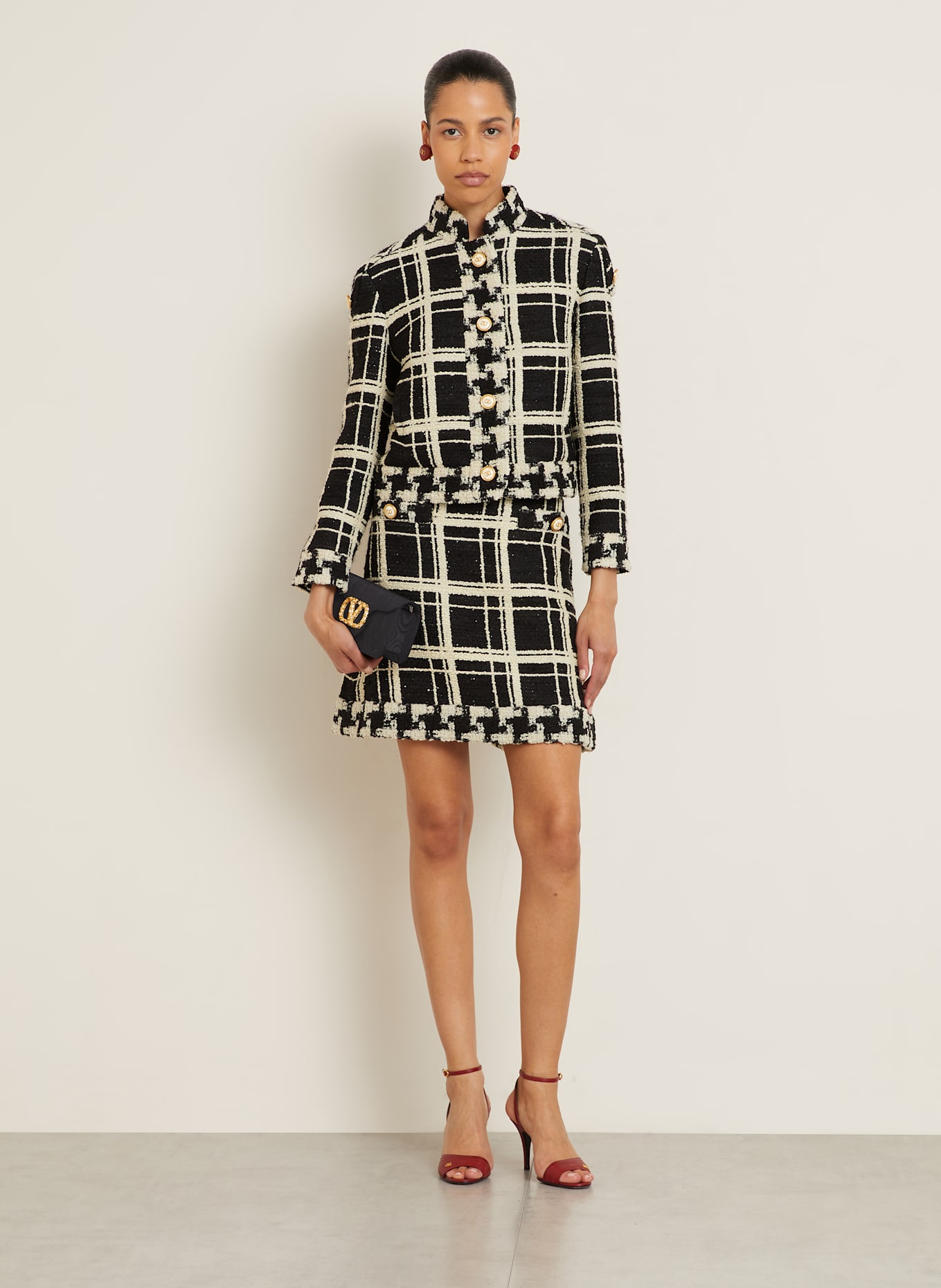 VALENTINO GARAVANI Clutch LOCÒ: BLACK