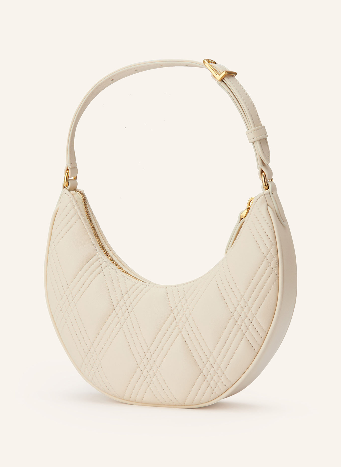 VALENTINO GARAVANI Hobo-Bag QUILTIE 67 MINI: CREME