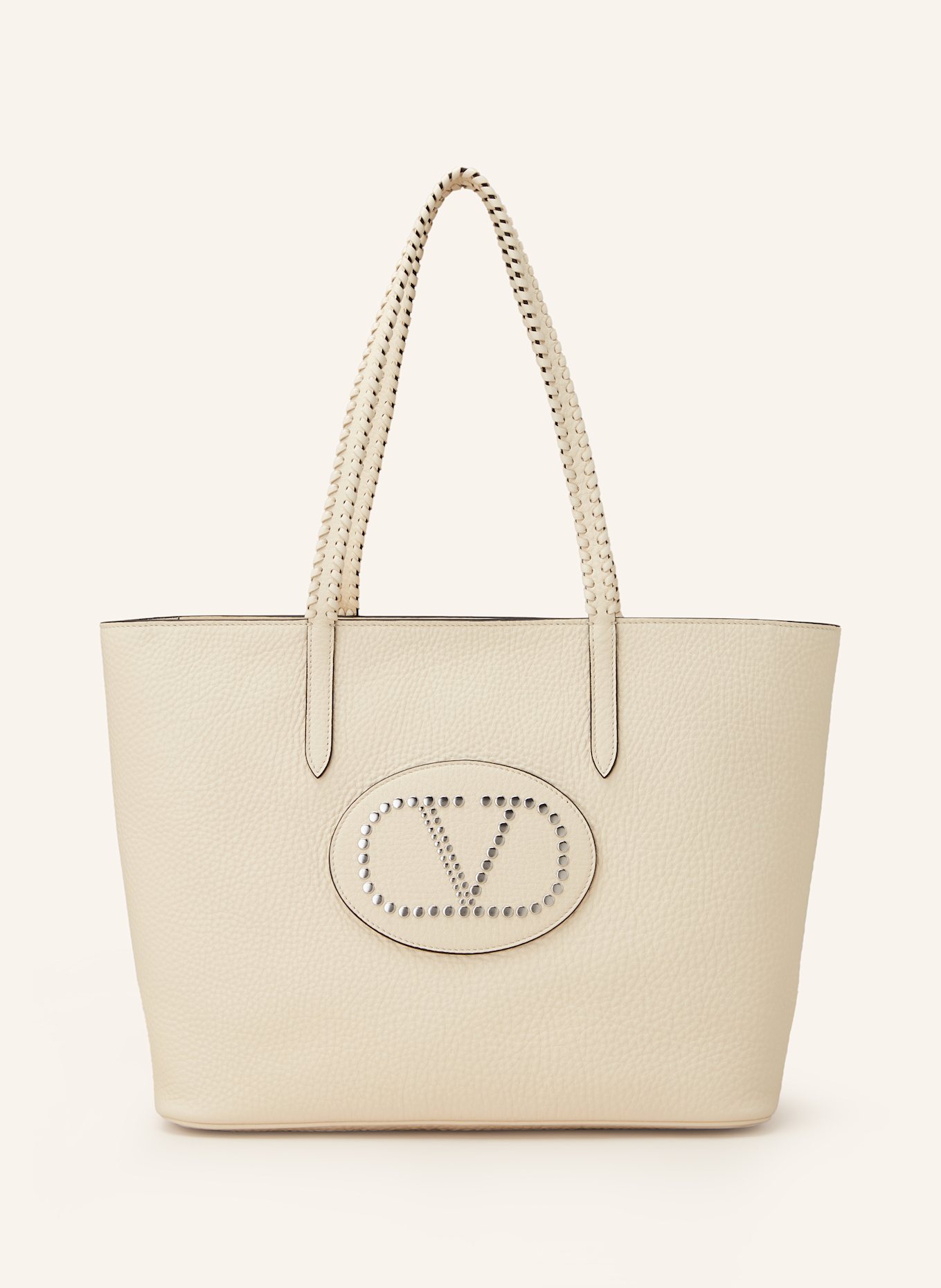 VALENTINO GARAVANI Shopper AVEC TOI: ECRU