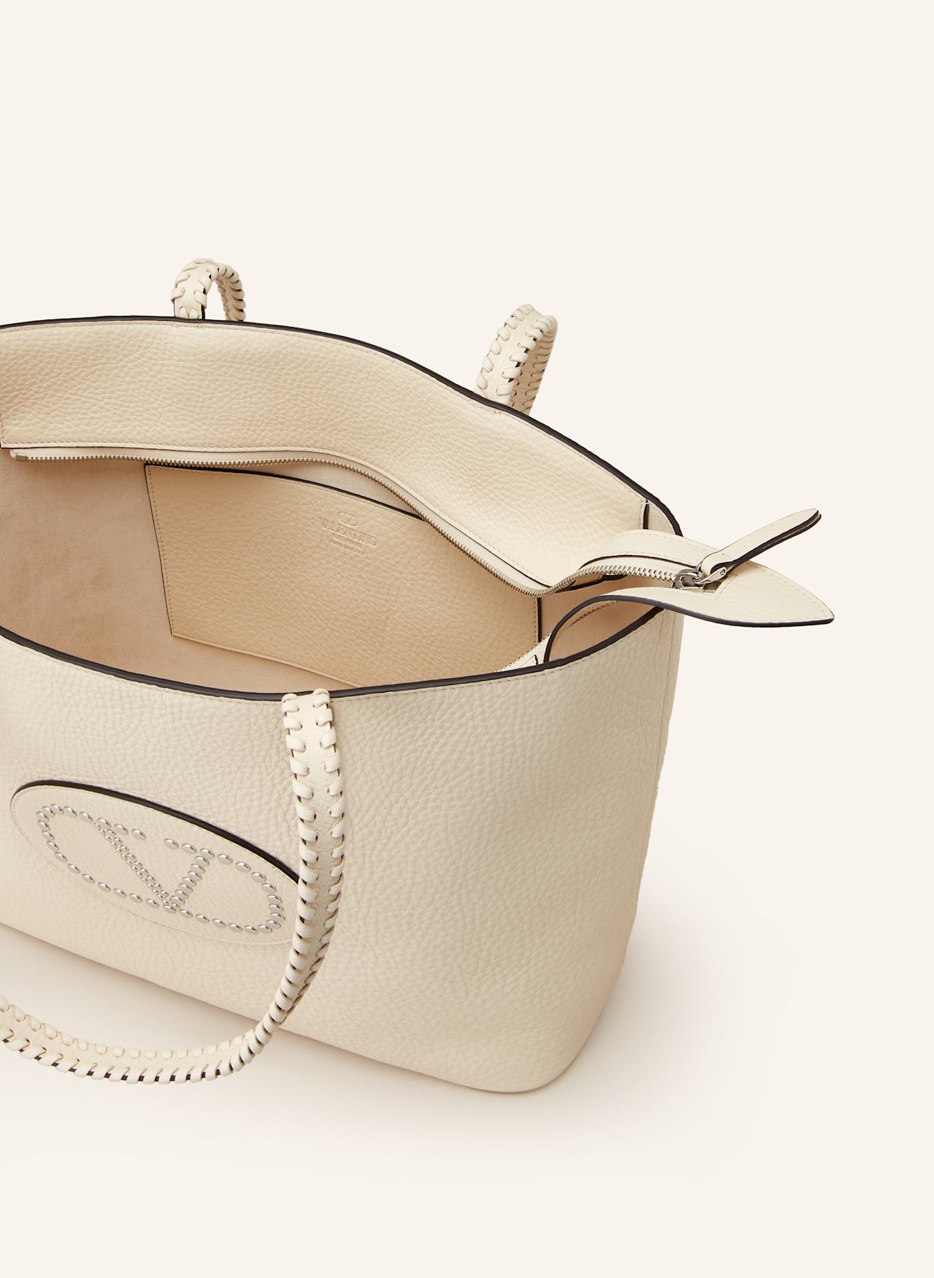 VALENTINO GARAVANI Shopper AVEC TOI: ECRU