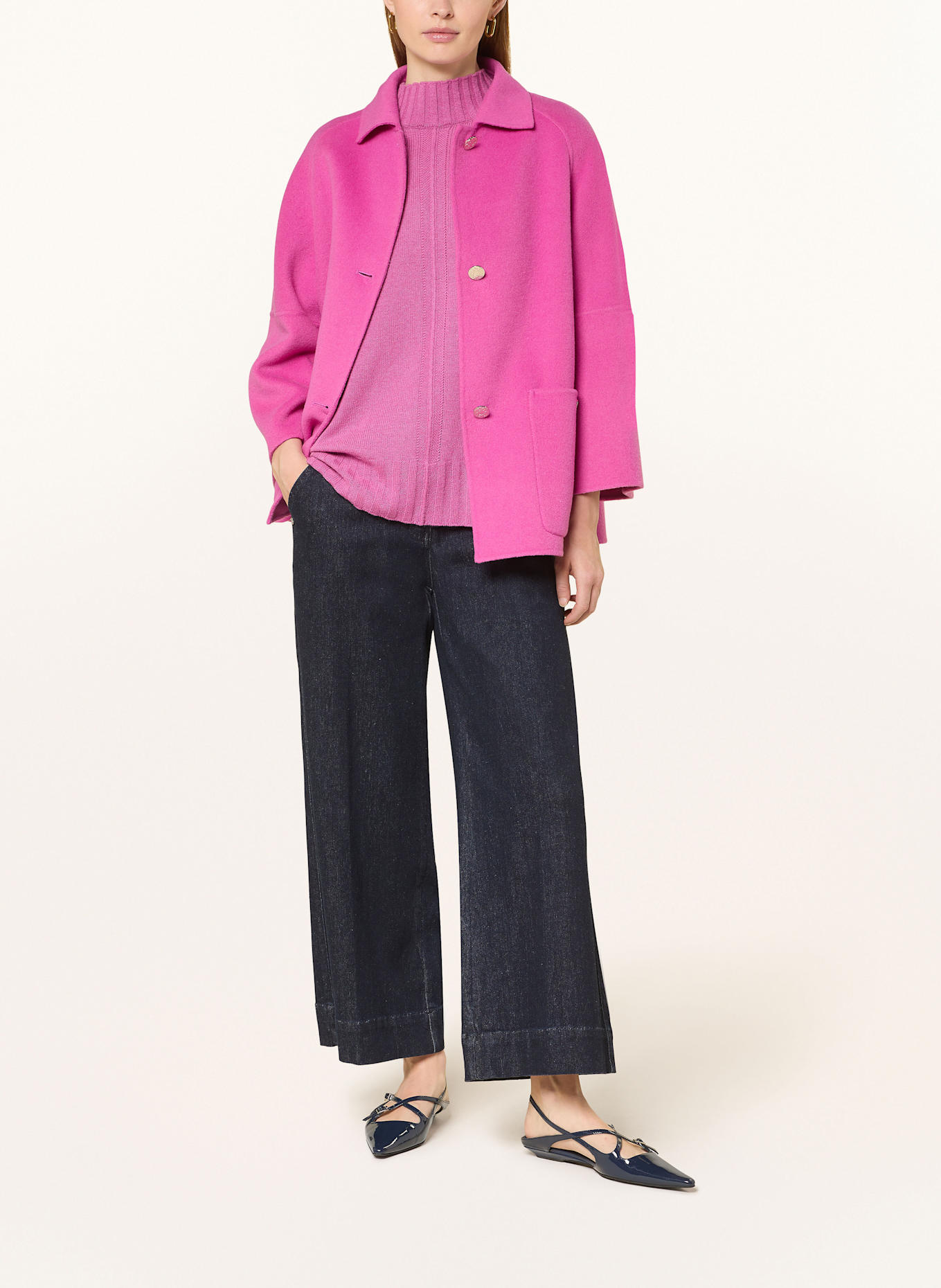 ELENA MIRO Jeans-Culotte: d4 dark blue