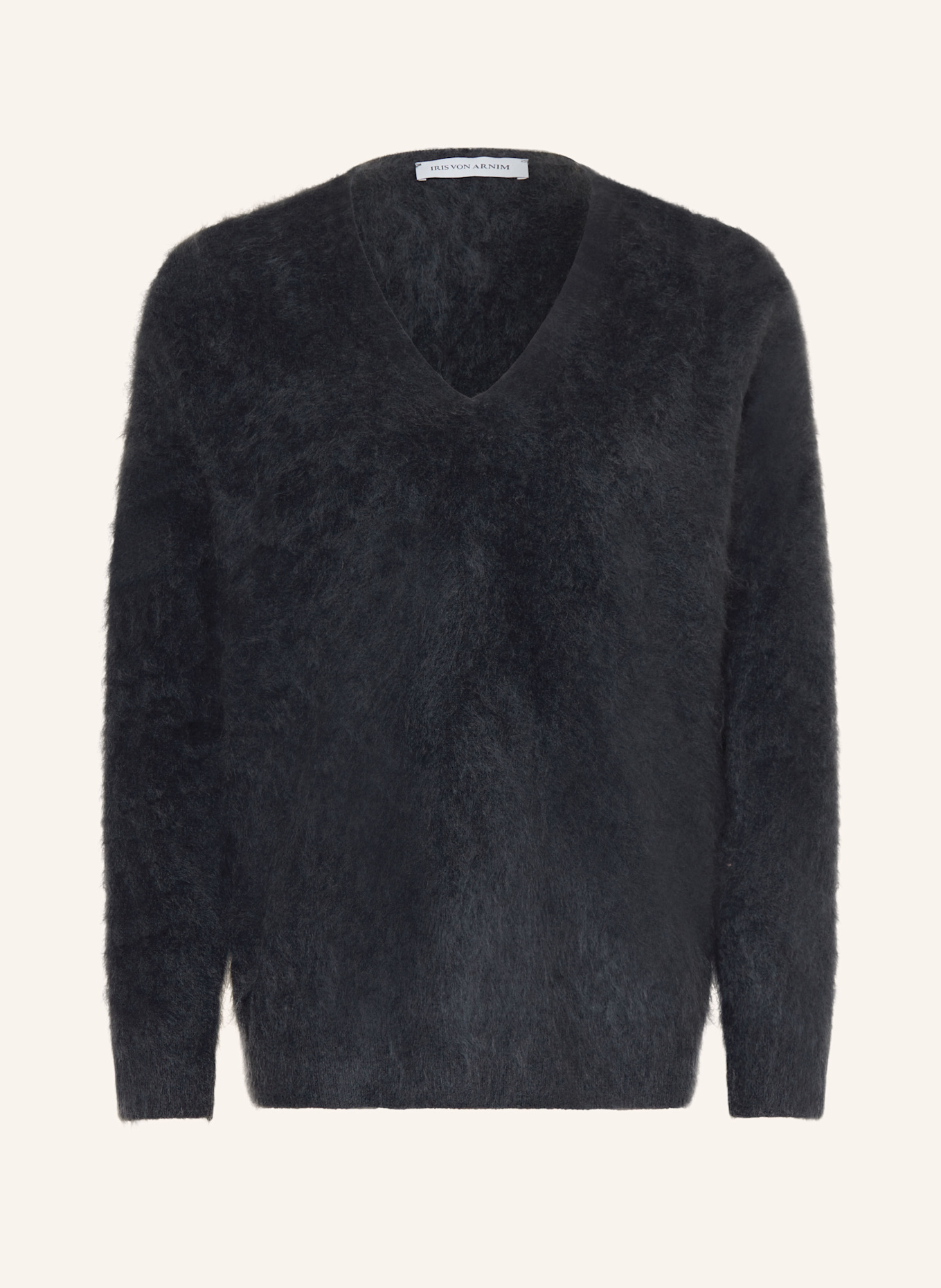 IRIS von ARNIM Cashmere-Pullover MAYBELL: DUNKELGRAU
