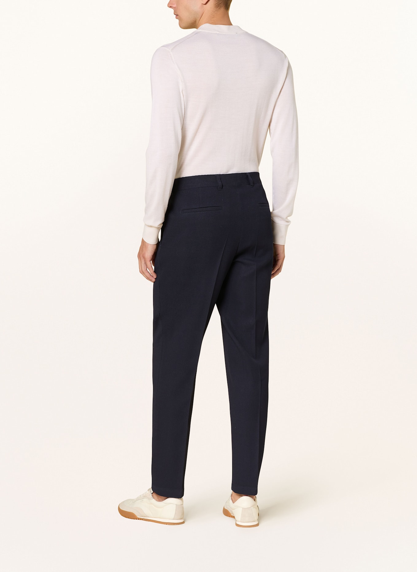 BOSS Anzugshose PERIN Tapered Fit: DUNKELBLAU