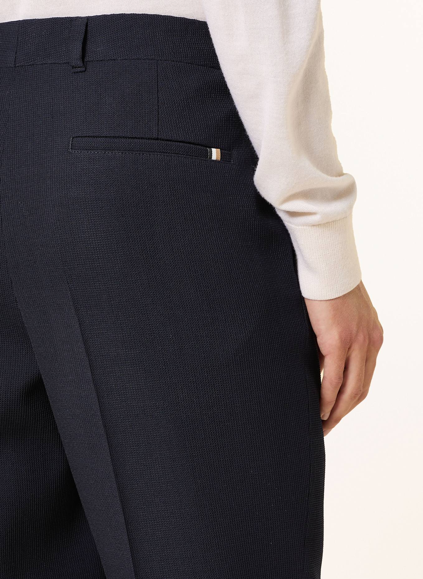 BOSS Anzugshose PERIN Tapered Fit: DUNKELBLAU