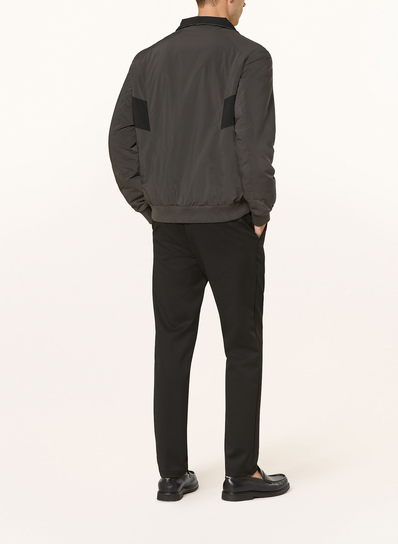 BOSS Jacke CONDO: GRAU/ SCHWARZ