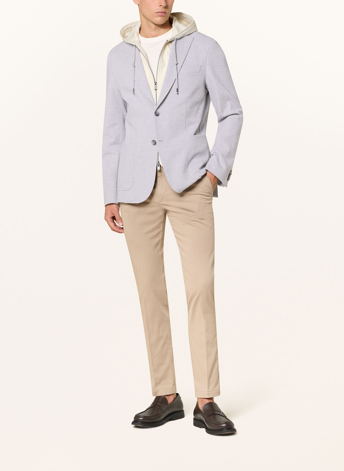 BOSS Sakko HANRY Slim Fit mit herausnehmbarer Blende: 073 OPEN GREY