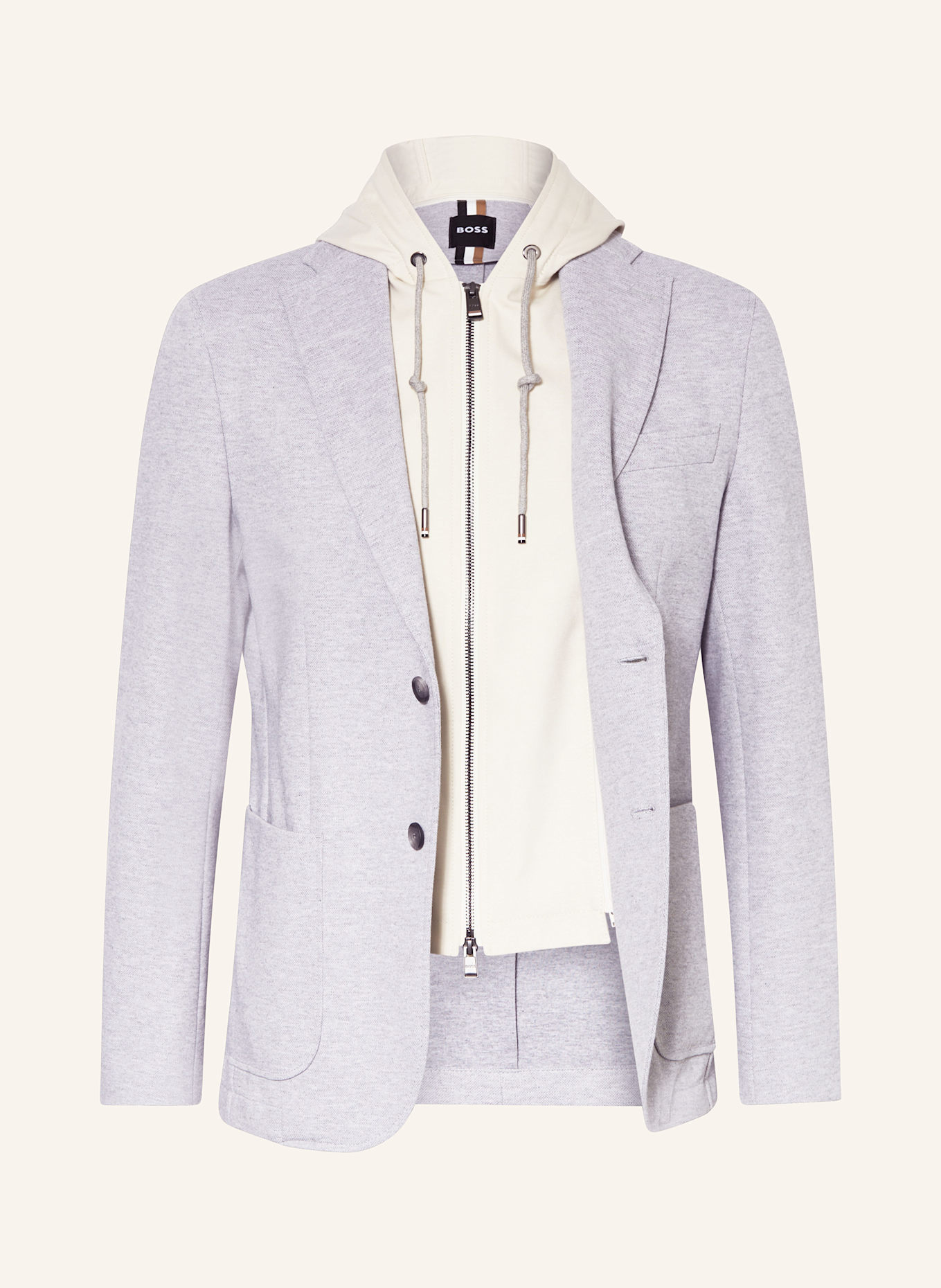 BOSS Sakko HANRY Slim Fit mit herausnehmbarer Blende: 073 OPEN GREY