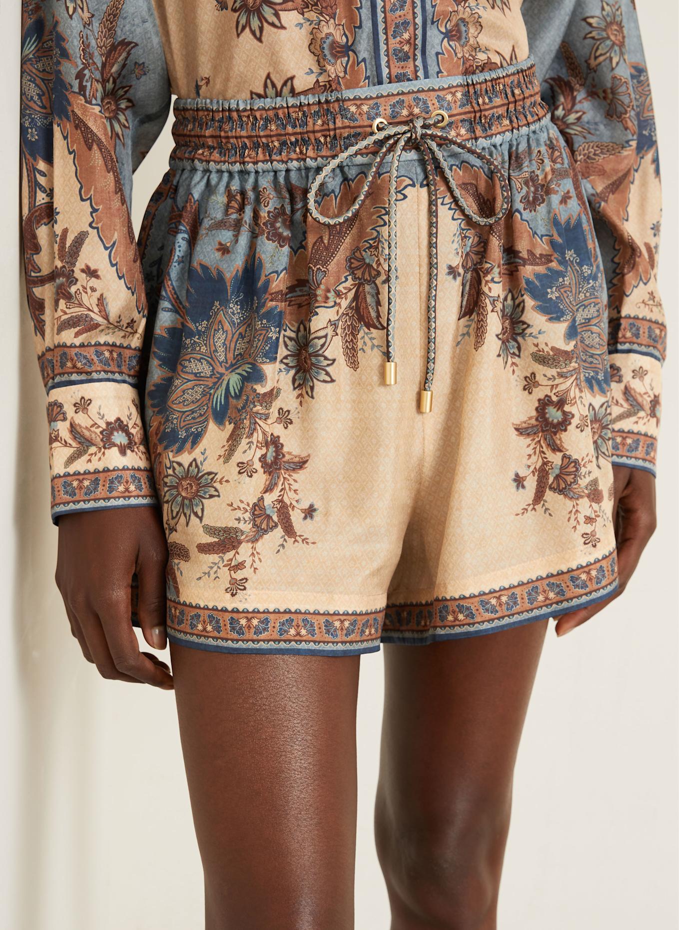 【Zimmermann】Paisley silk shorts Paisley silk shorts in multicoloured - Zimmermann | Mytheresa