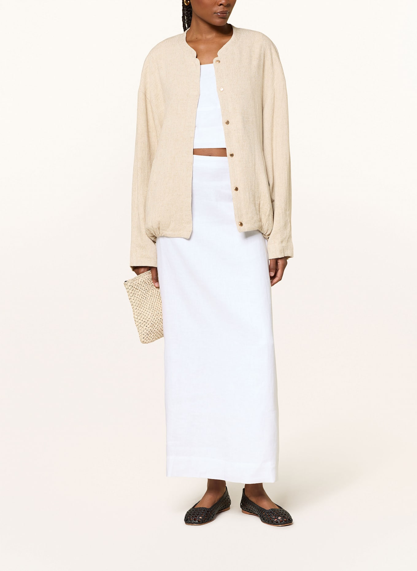 LEZU Blouson VIOLA: BEIGE