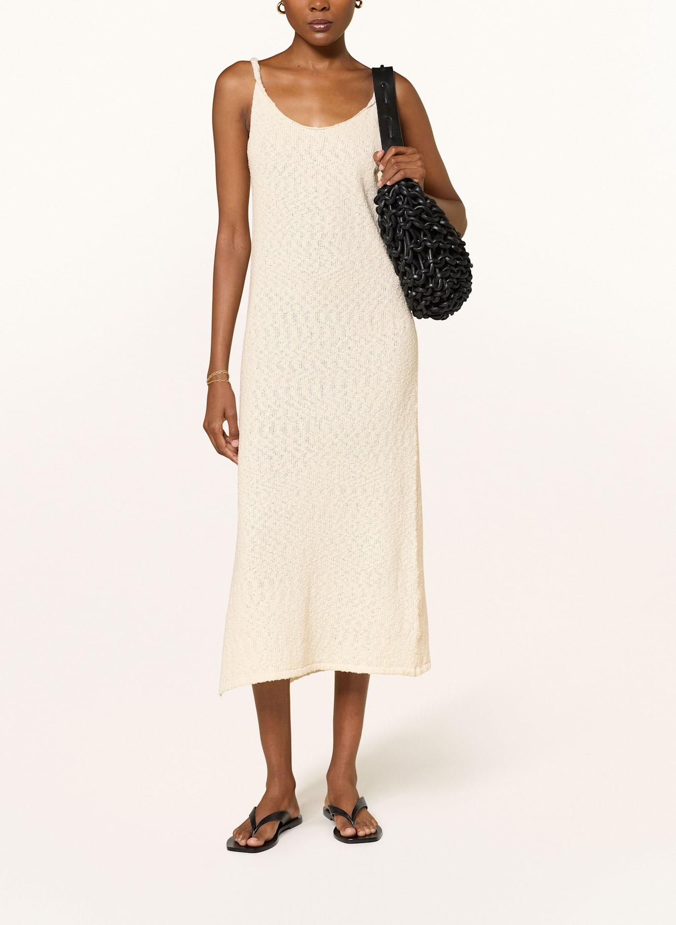 LEZU Strickkleid ALINA: WEISS