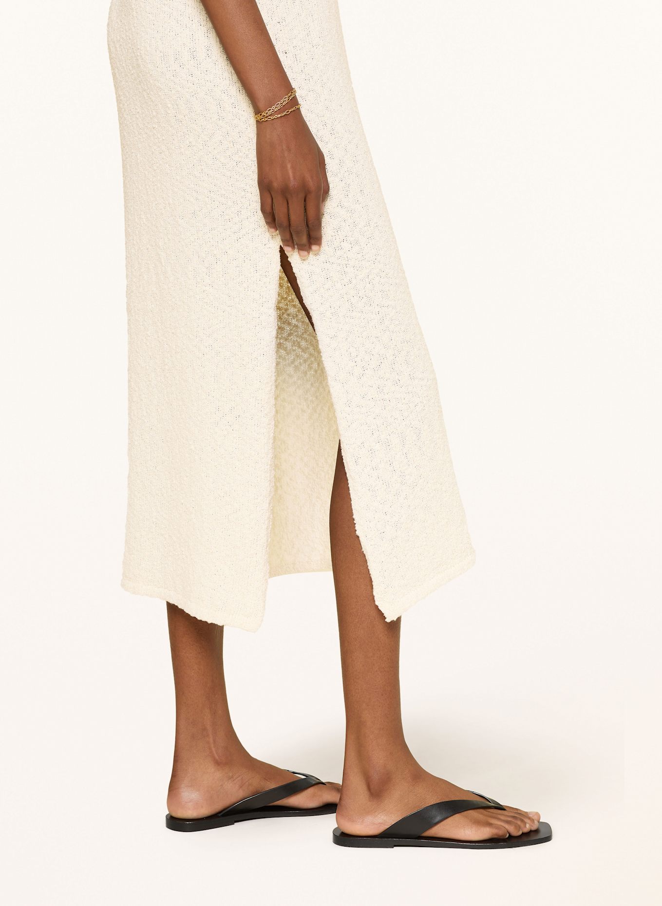 LEZU Strickkleid ALINA: WEISS