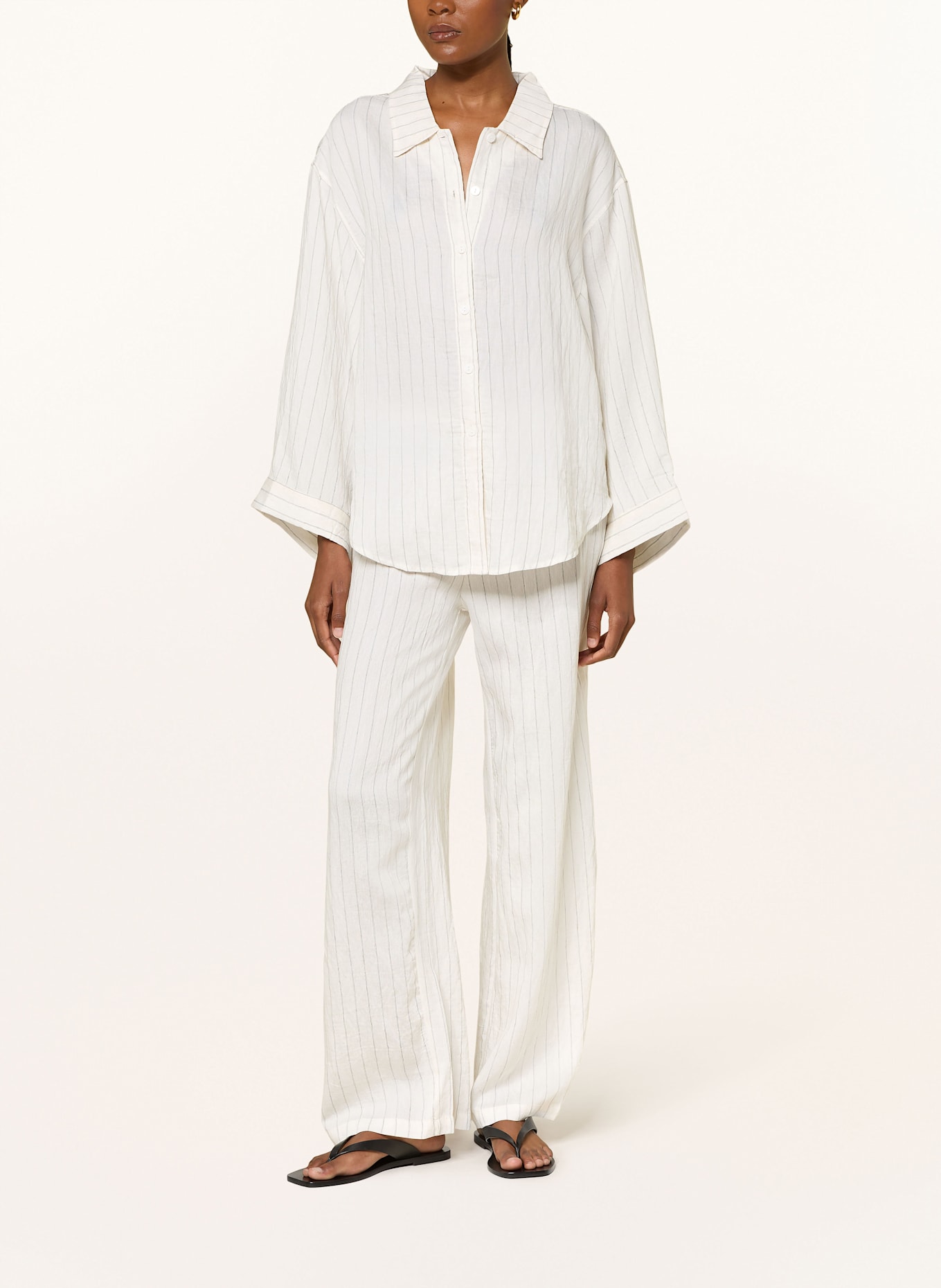 LEZU Koszula KATHARINA: BIAŁY / CZARNY