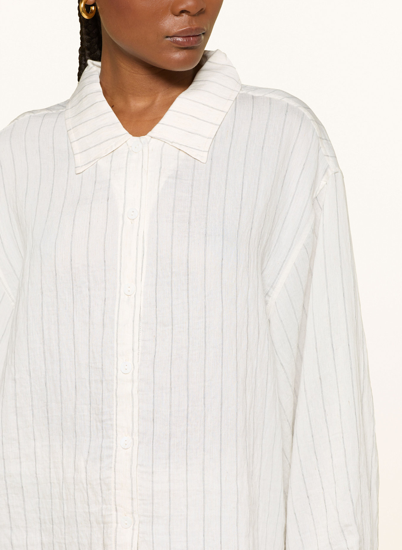 LEZU Koszula KATHARINA: BIAŁY / CZARNY