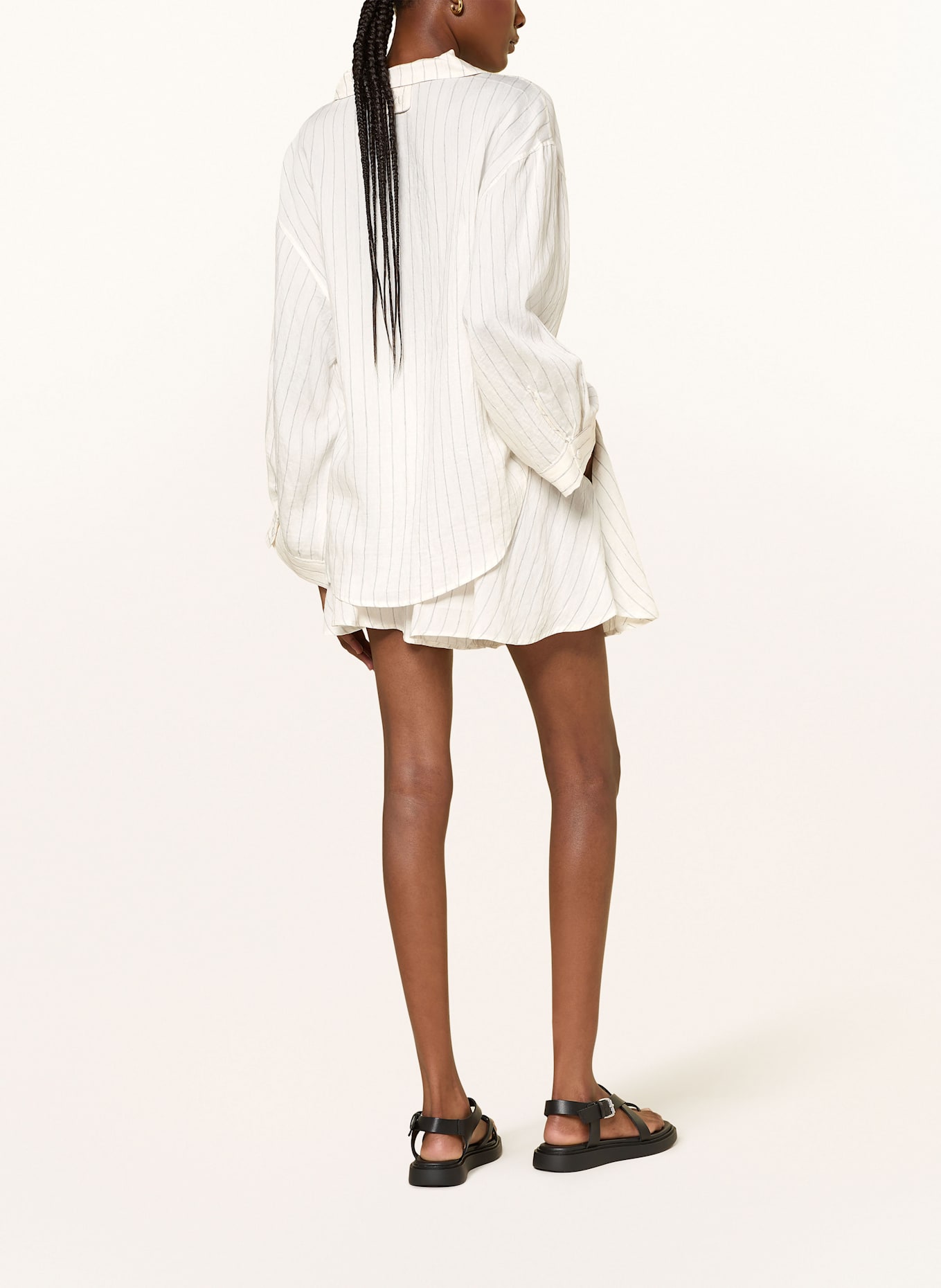 LEZU Shorts HANNAH: WEISS / SCHWARZ