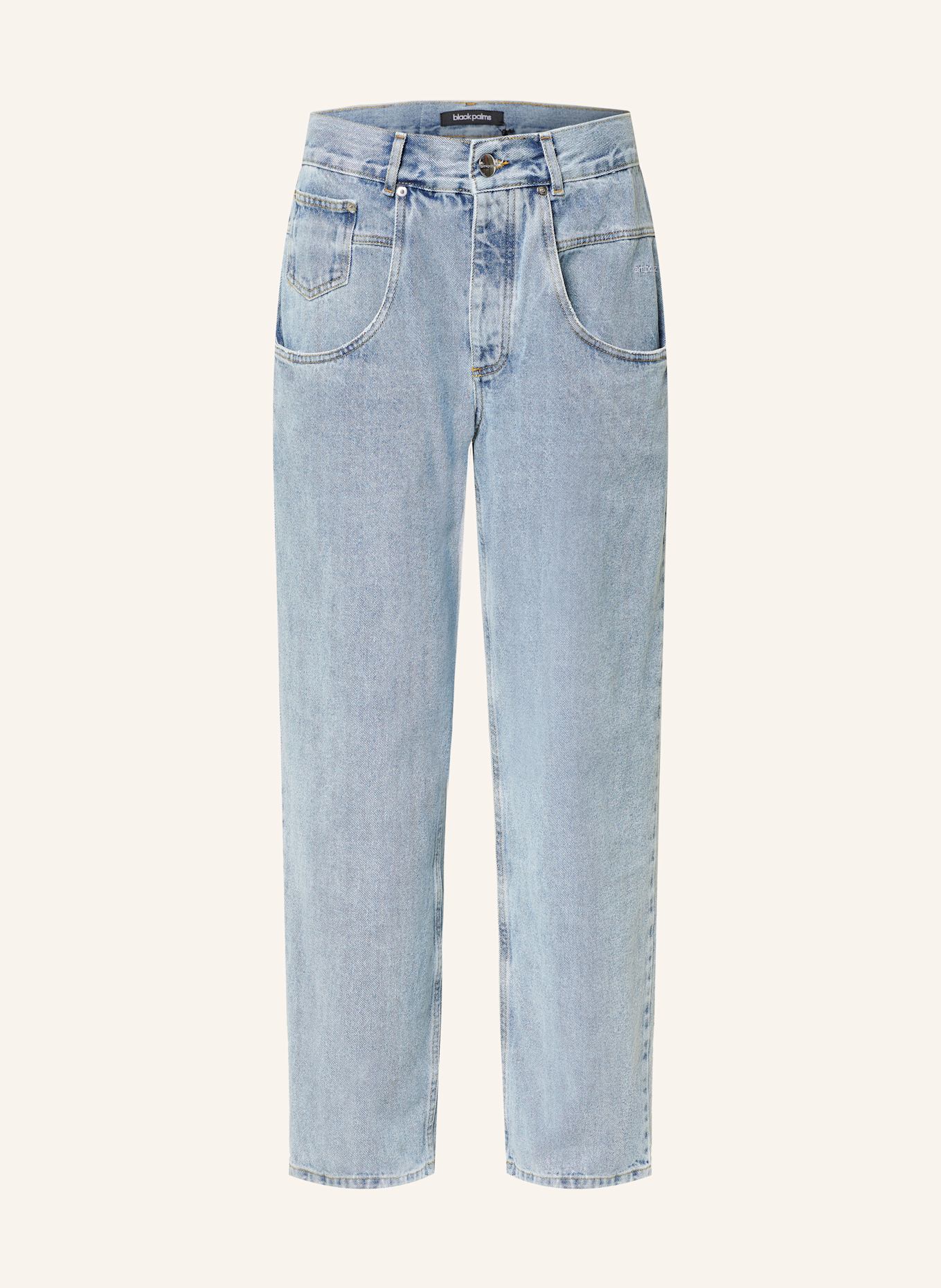 black palms Straight jeans JEANY 2502: WASHED BLUE WASHED BLUE