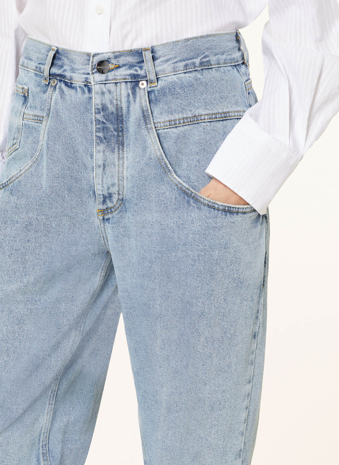 black palms Straight jeans JEANY 2502: WASHED BLUE WASHED BLUE