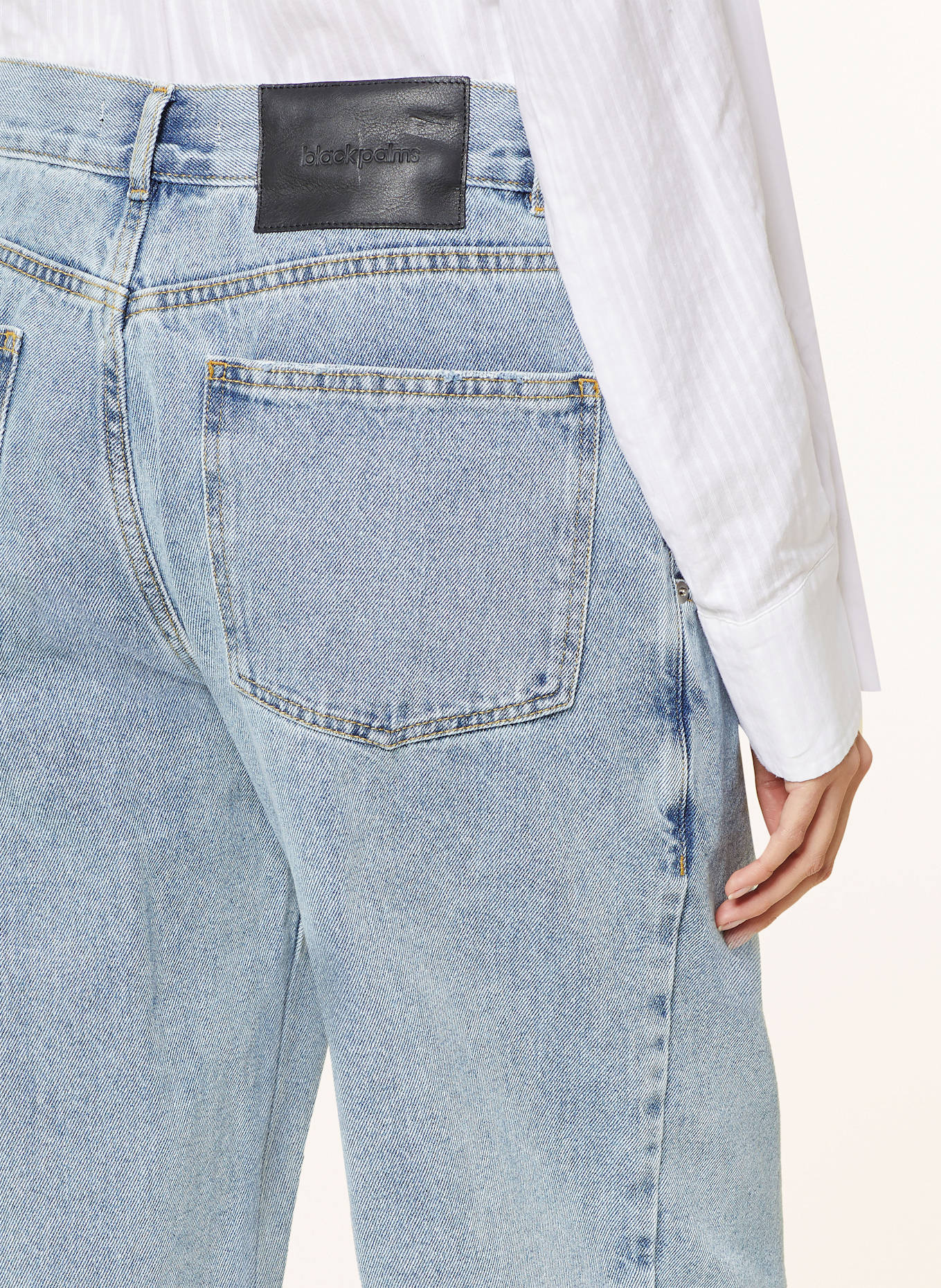 black palms Straight jeans JEANY 2502: WASHED BLUE WASHED BLUE