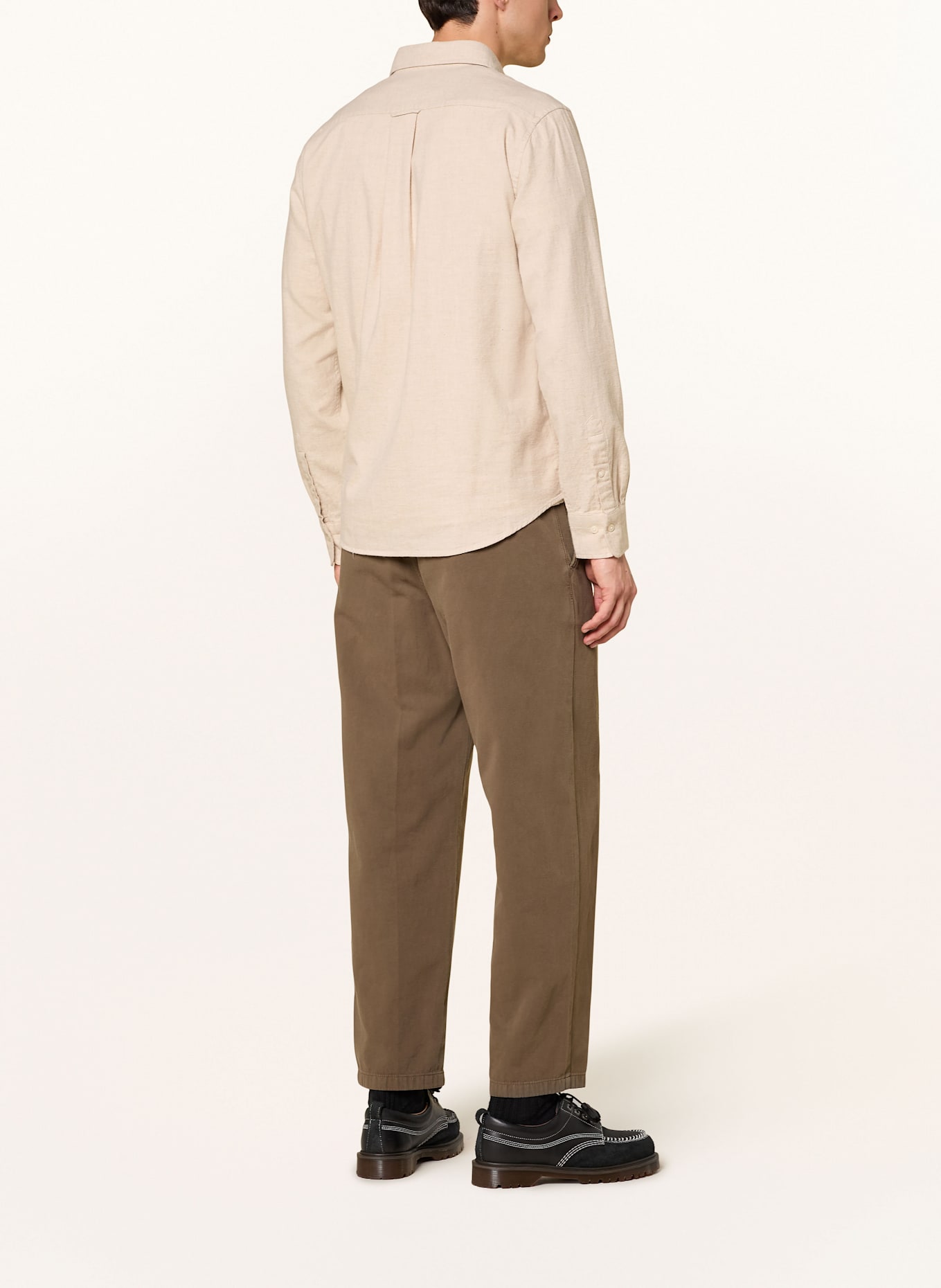 GANT Flanellhemd Regular Fit: ECRU