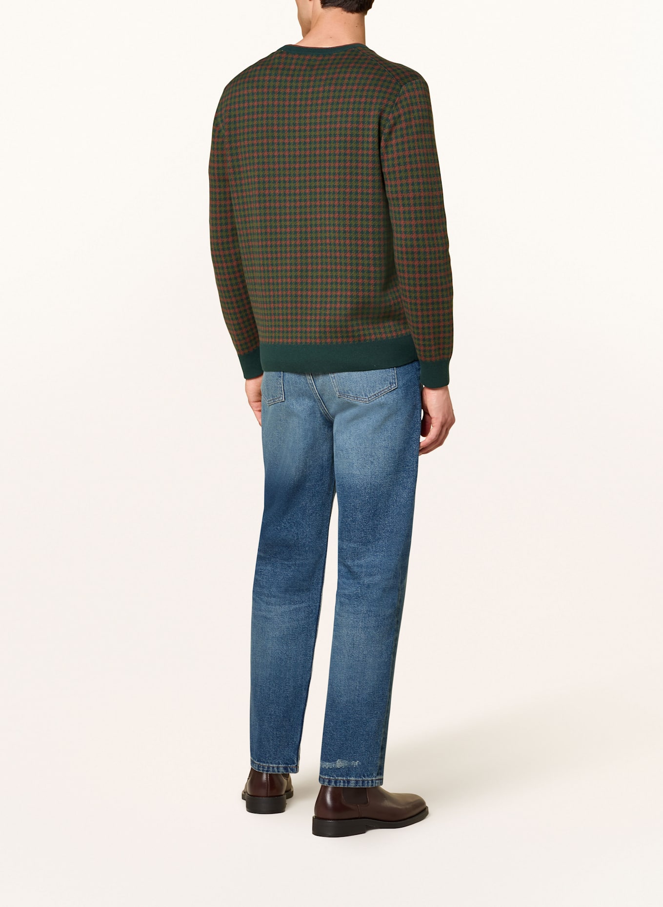 GANT Pullover: DUNKELGRÜN / GRÜN / LACHS