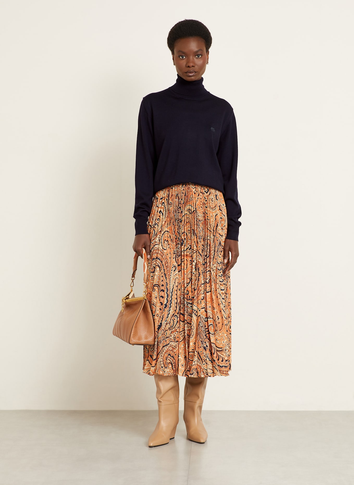 ETRO Rollkragenpullover: DUNKELBLAU