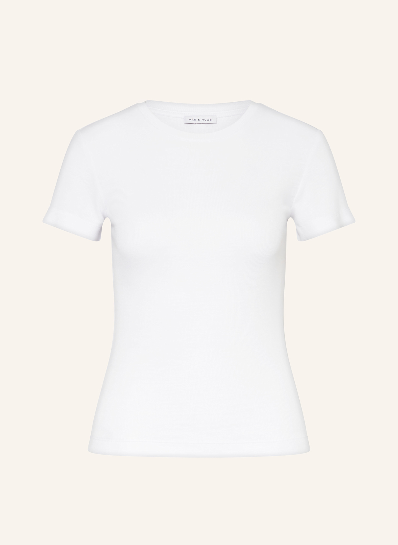 MRS & HUGS Tričko: BÍLÁ
